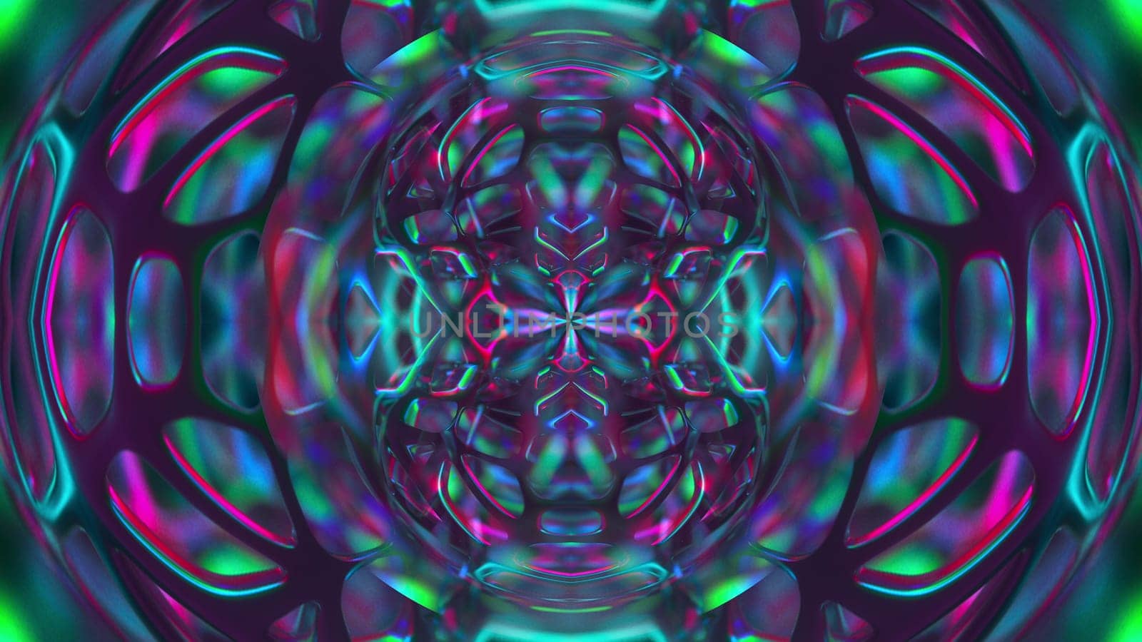 Geometric polygons with 3d render gradient. Futuristic stairs with dynamic movement and wave textures. Rough curves in artistic creative design. Blurred volumetric lines with bend