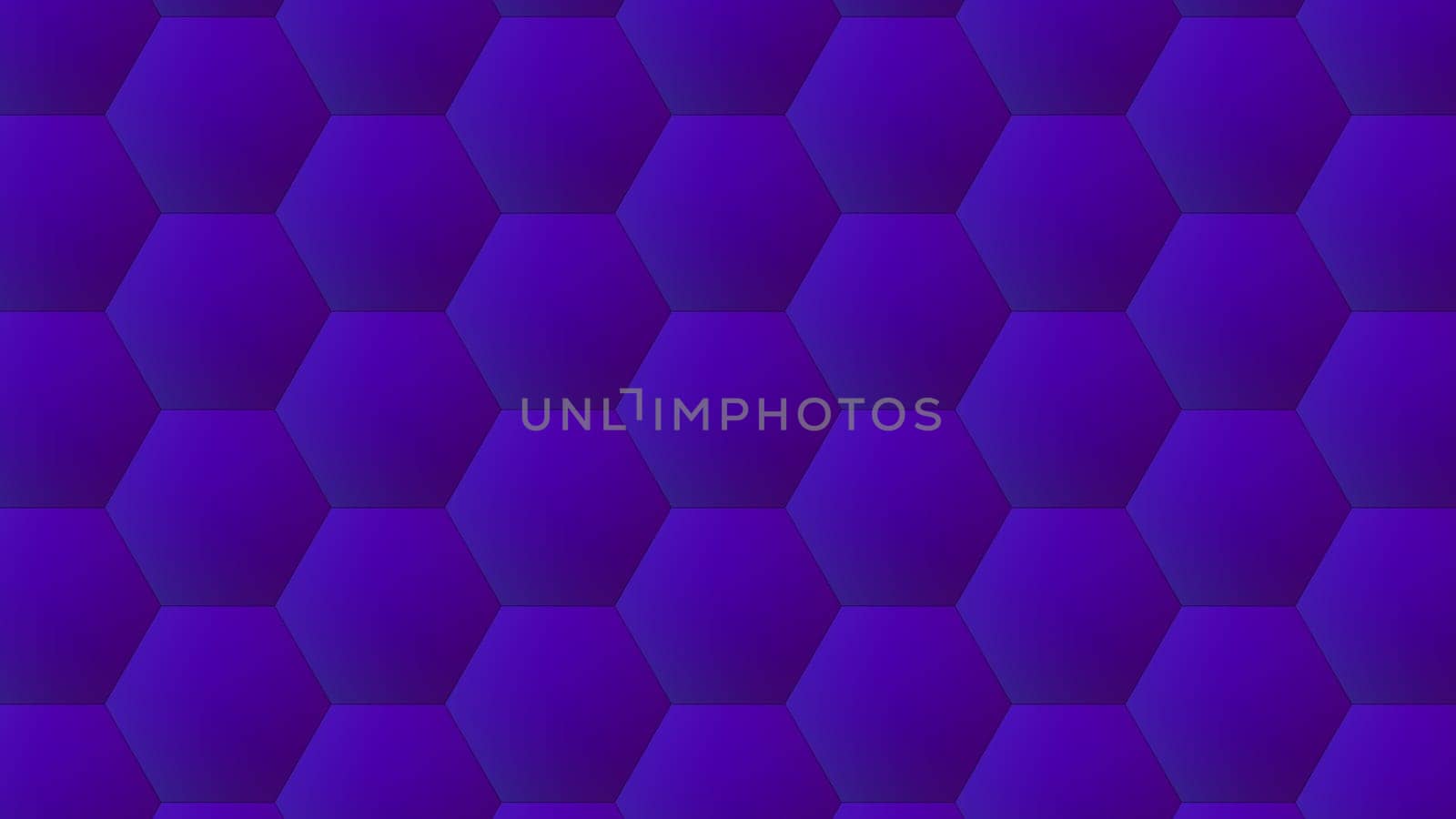 Geometric honeycomb with 3d render structure. Decorative hexagon in futuristic lines with simple ornaments. Polygonal mosaic with modern minimalist interior tracery