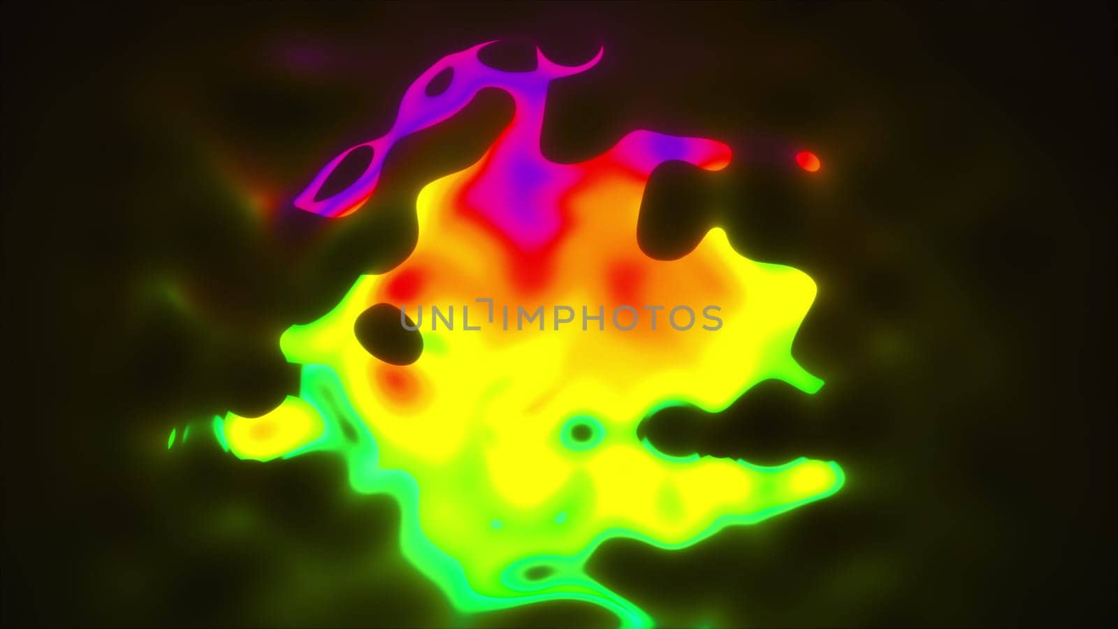Vivid curves stripes 3d render with geometric blur. Wavy random curvature with gradient and creative lines. Diverging circular digital presentation with varying textures