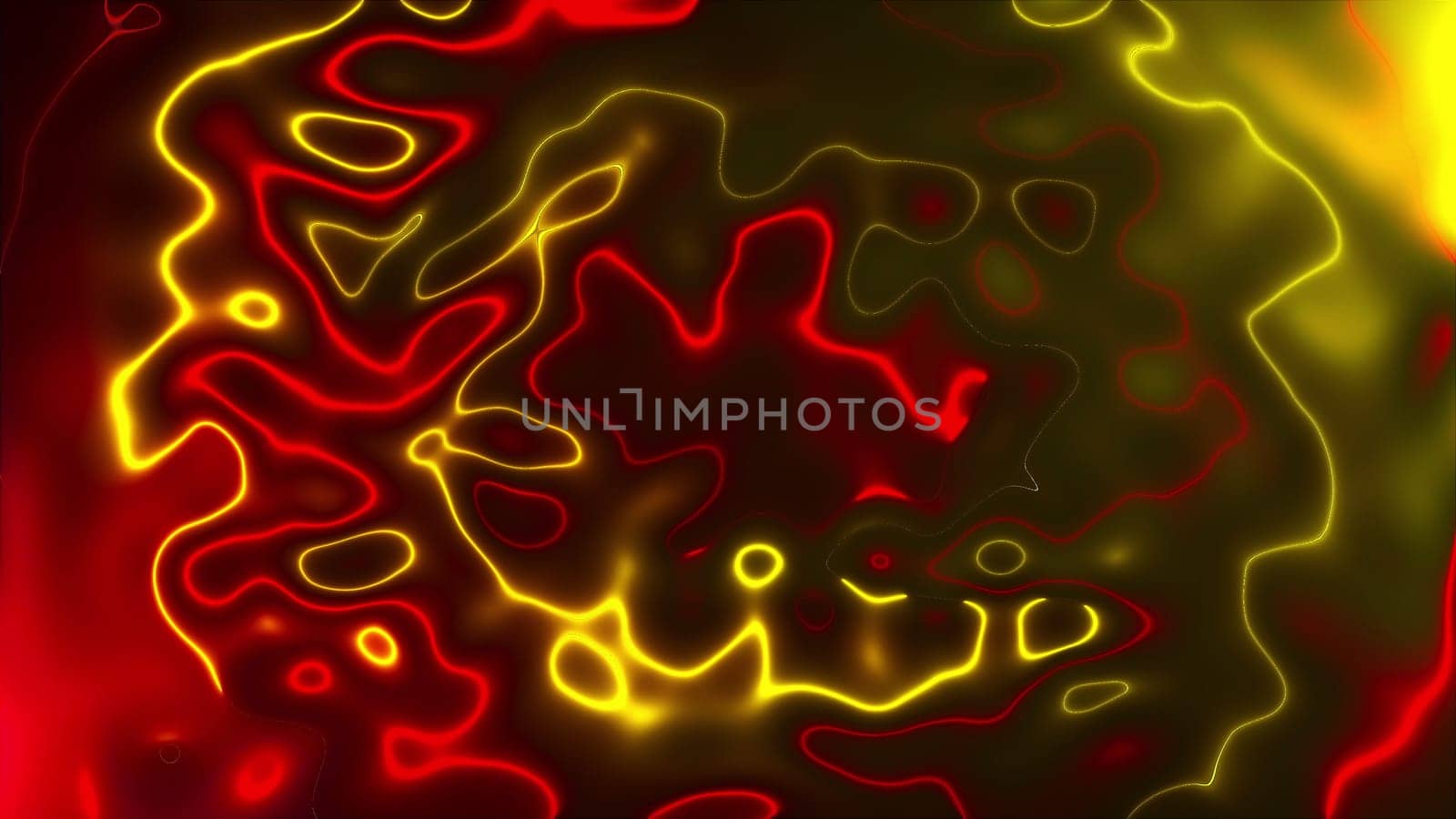 Vivid curves stripes 3d render with geometric blur. Wavy random curvature with gradient and creative lines. Diverging circular digital presentation with varying textures