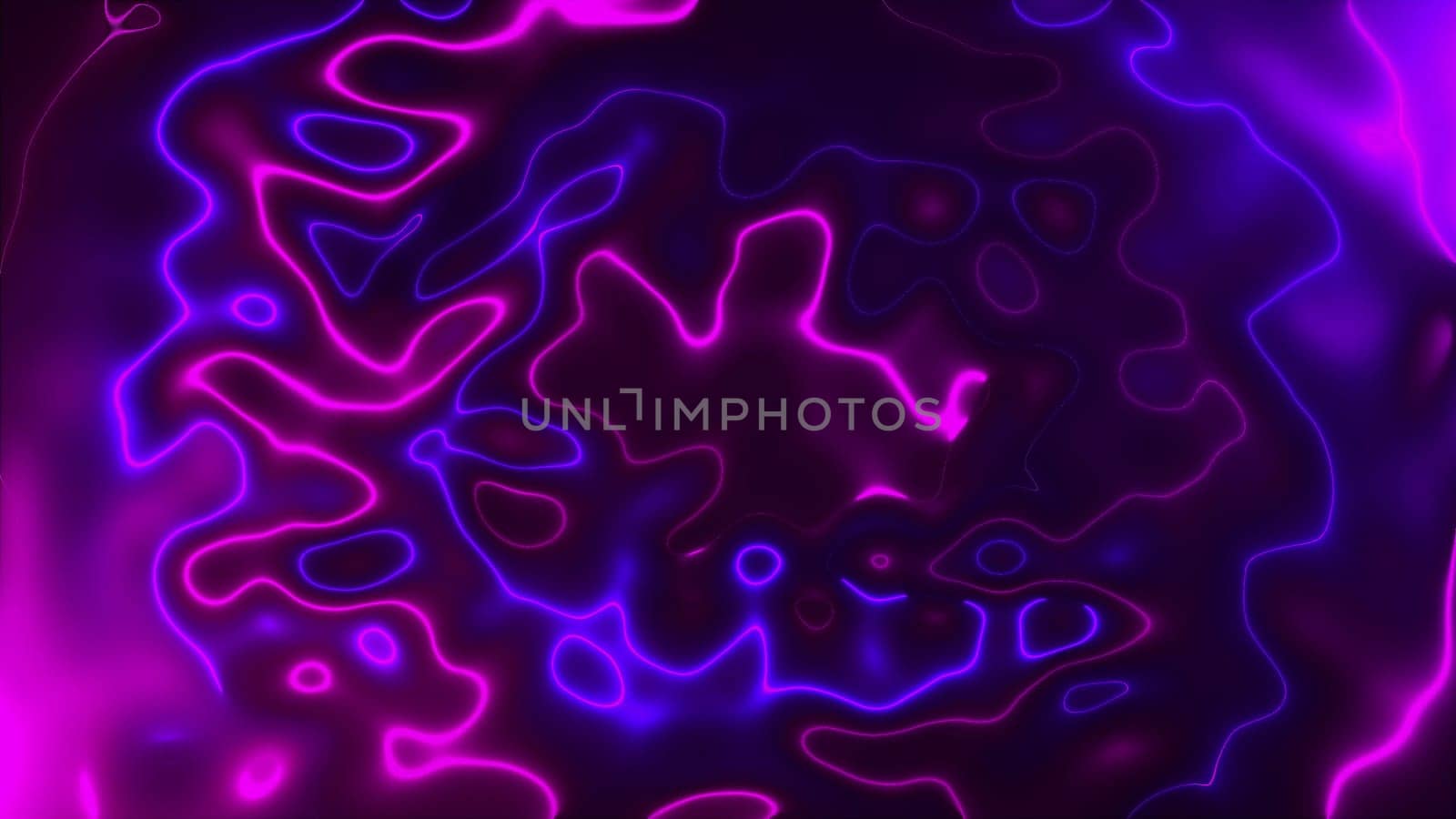Vivid curves stripes 3d render with geometric blur. Wavy random curvature with gradient and creative lines. Diverging circular digital presentation with varying textures