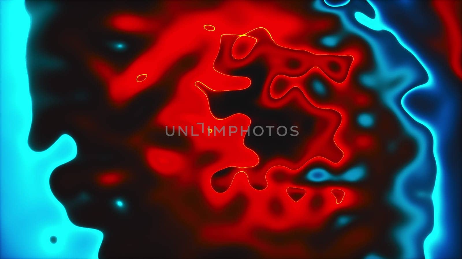 Vivid curves stripes 3d render with geometric blur. Wavy random curvature with gradient and creative lines. Diverging circular digital presentation with varying textures
