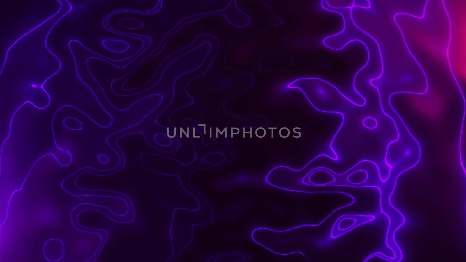 Vivid curves stripes 3d render with geometric blur. Wavy random curvature with gradient and creative lines. Diverging circular digital presentation with varying textures