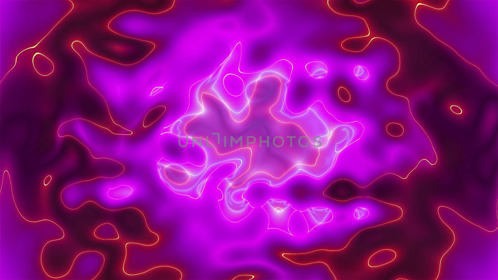 Vivid curves stripes 3d render with geometric blur. Wavy random curvature with gradient and creative lines. Diverging circular digital presentation with varying textures
