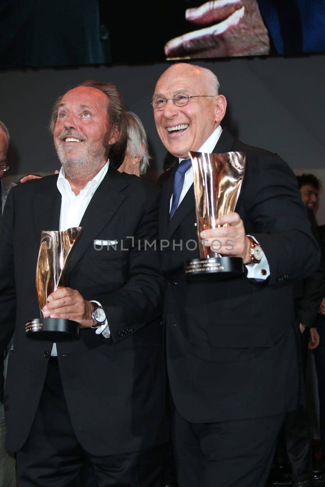 Peter Rieger (Lifetime Achievement Award),Marek Lieberberg,award ceremony of the LEA Award at the Festhalle,Frankfurt/Main,14.04.2015