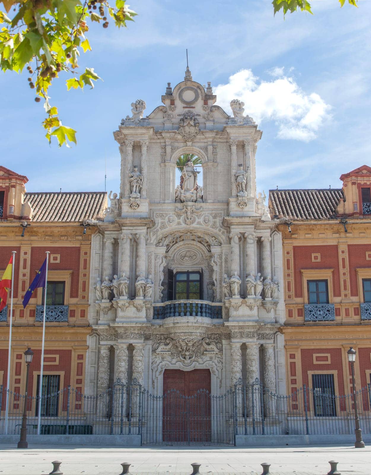 The Palace of San Telmo Seville, Spain. Seat of the presidency of the Andalusian Regional Government