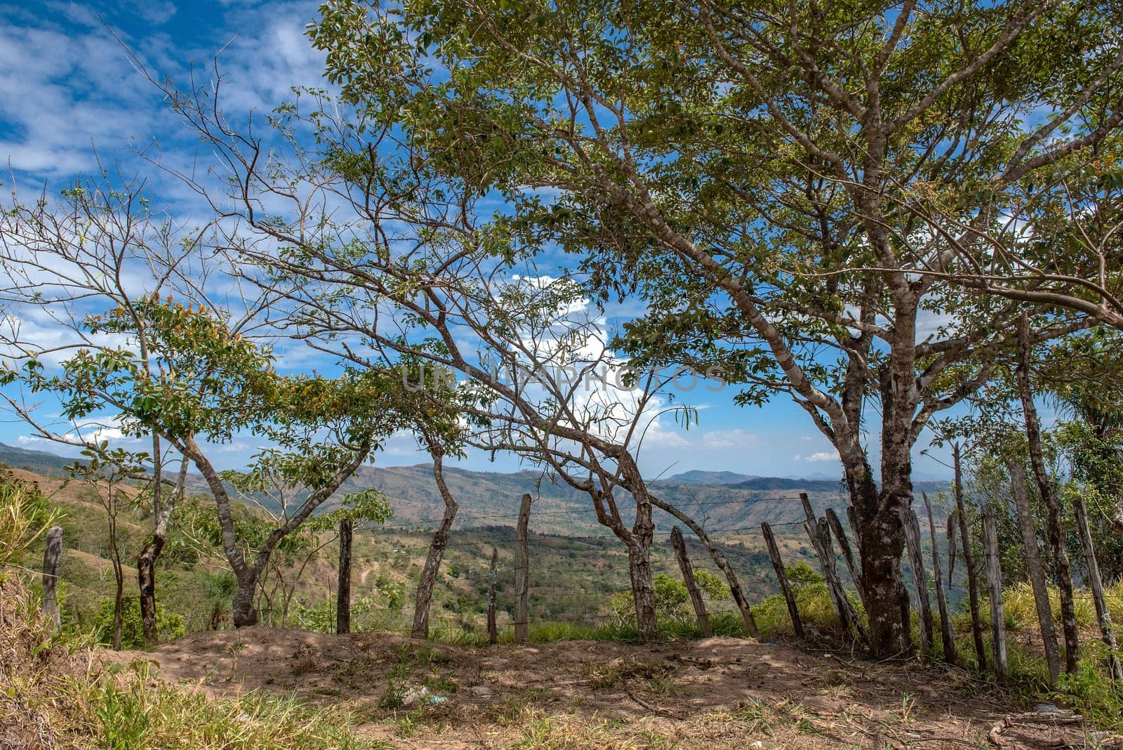 The landscape of the Talamanca mountain range Panama
