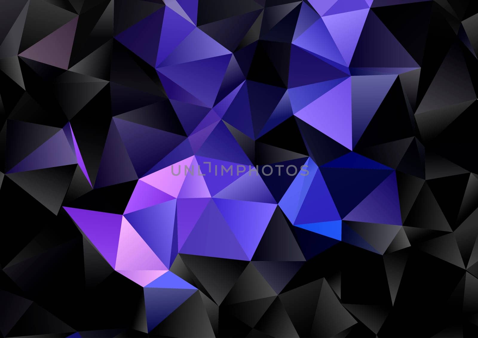 Abstract background with a dark geometric low poly design