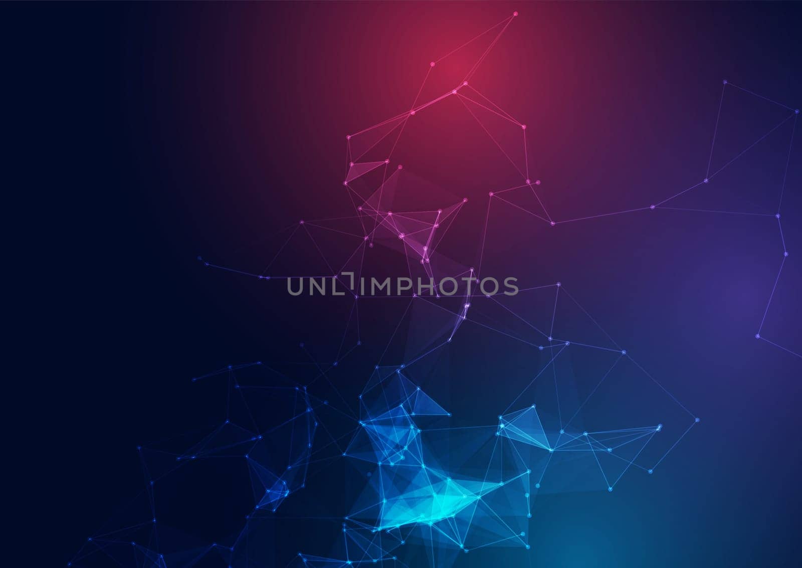 low poly abstract design background with connecting lines and dots design