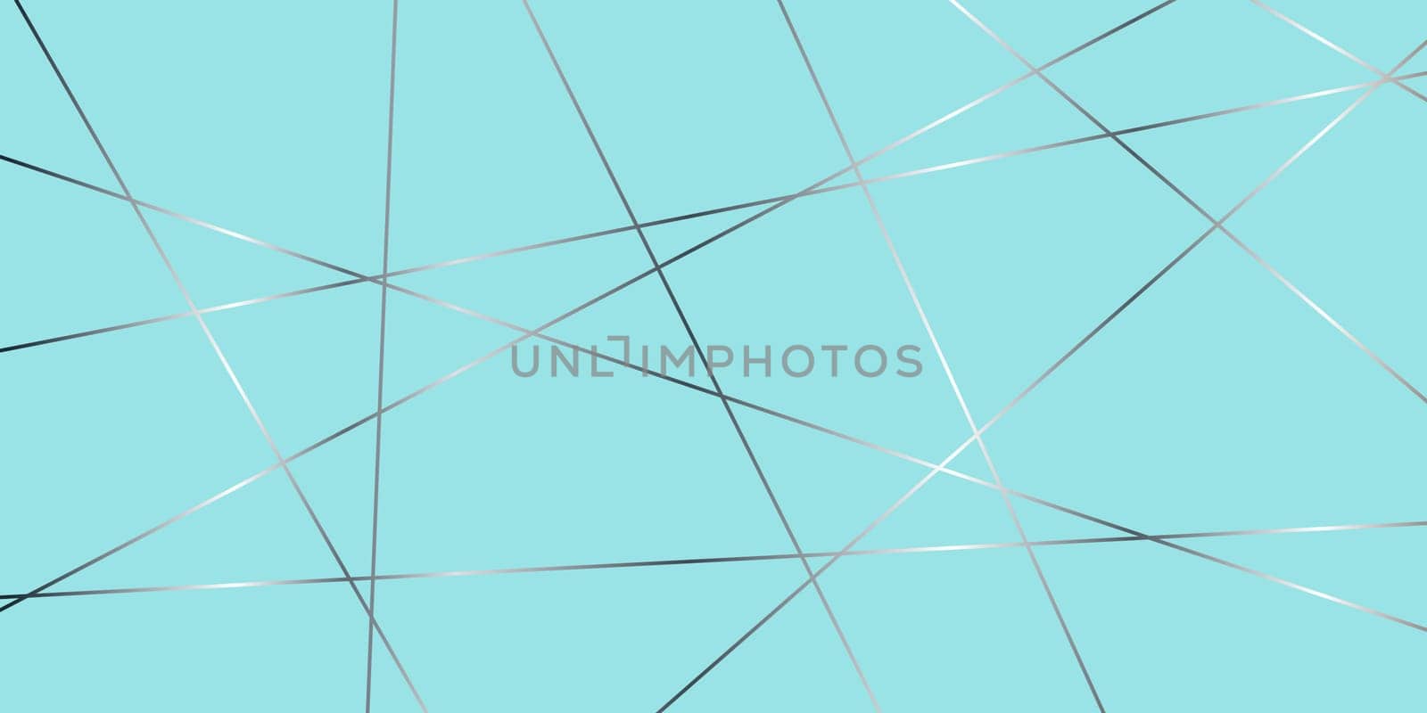 Abtract banner with a silver low poly design