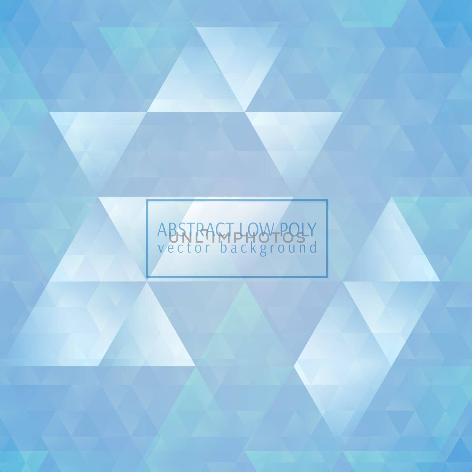 Abstract background with a low poly design.