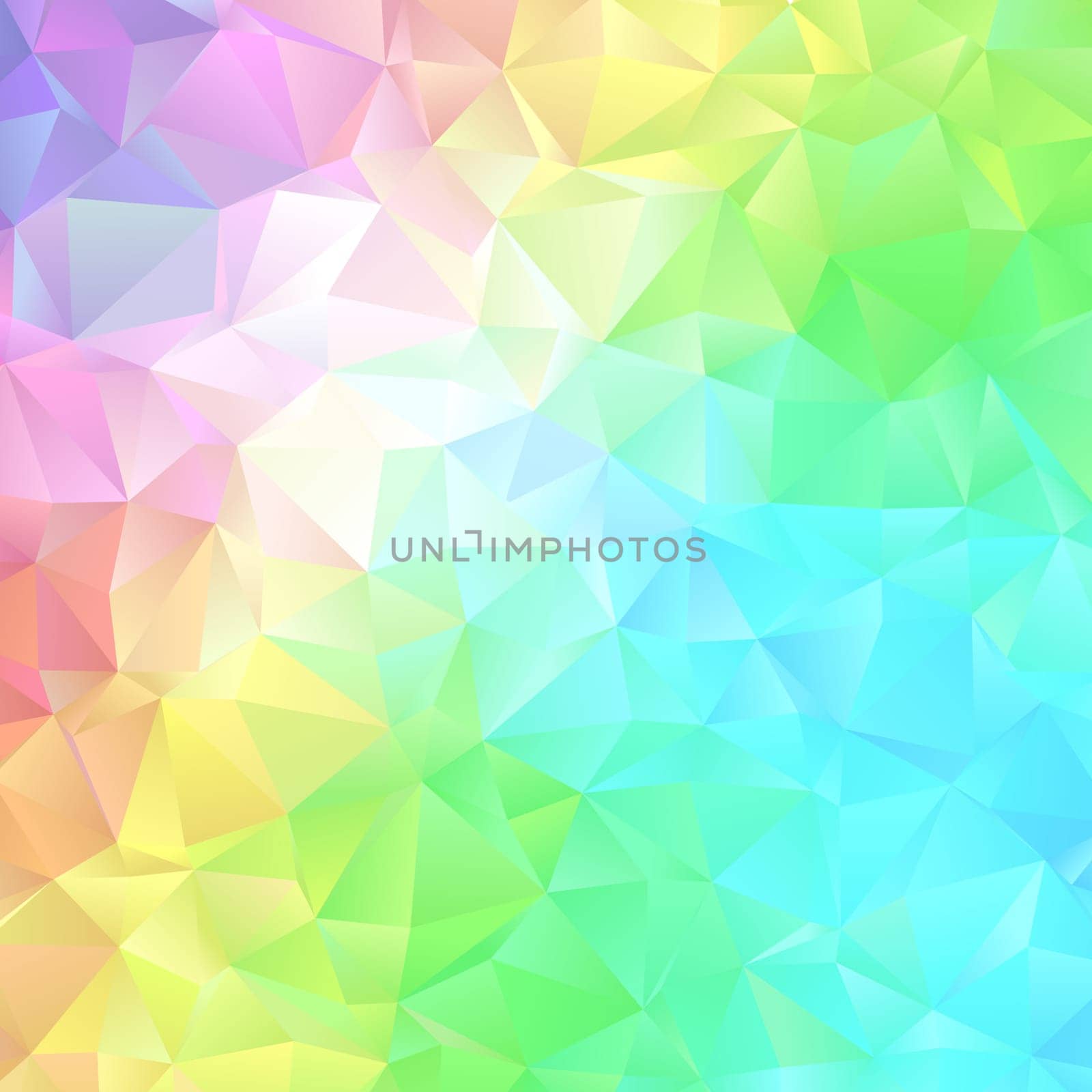Abstract background with a low poly design