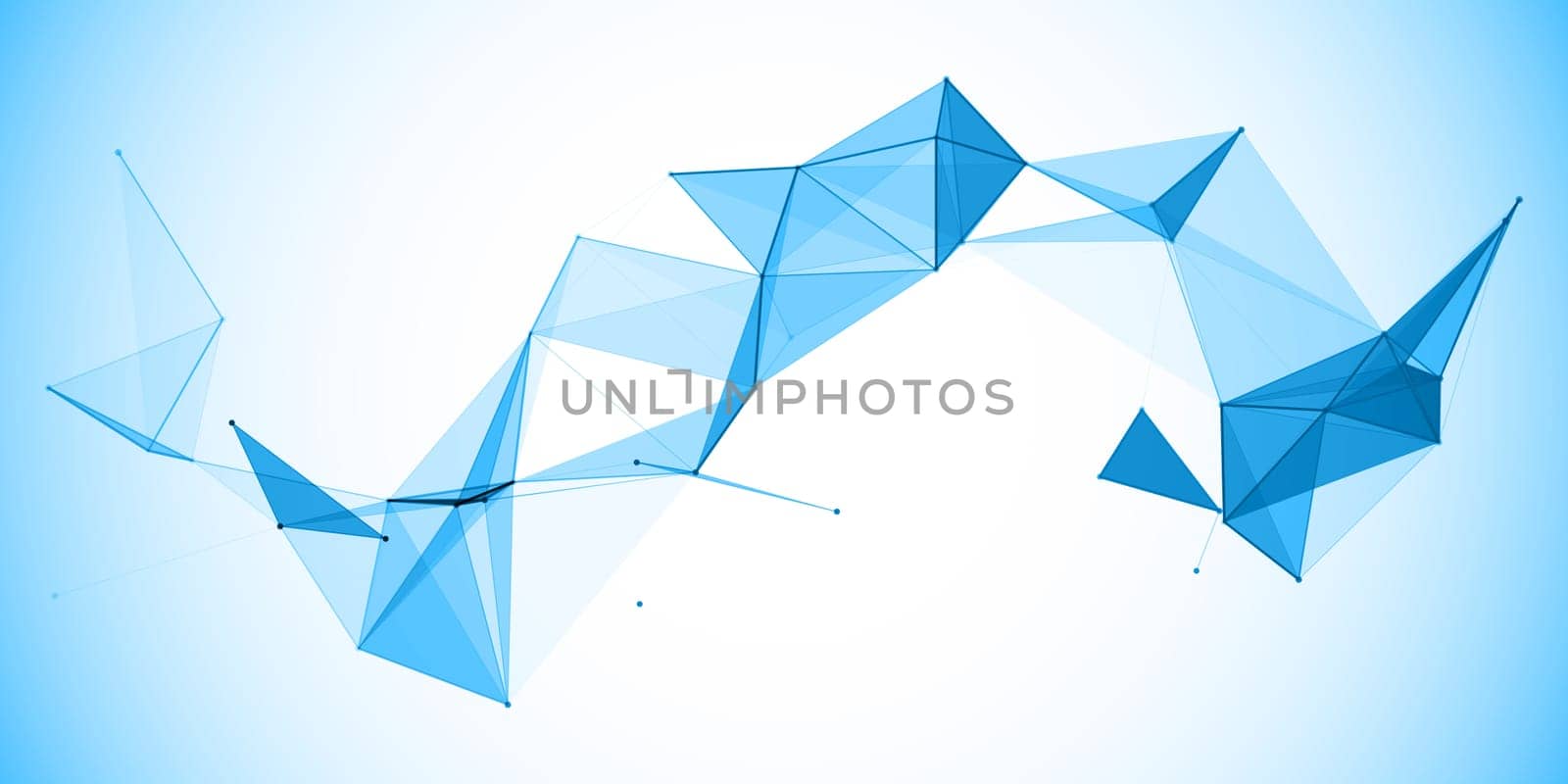 Abstract banner with a modern low poly design