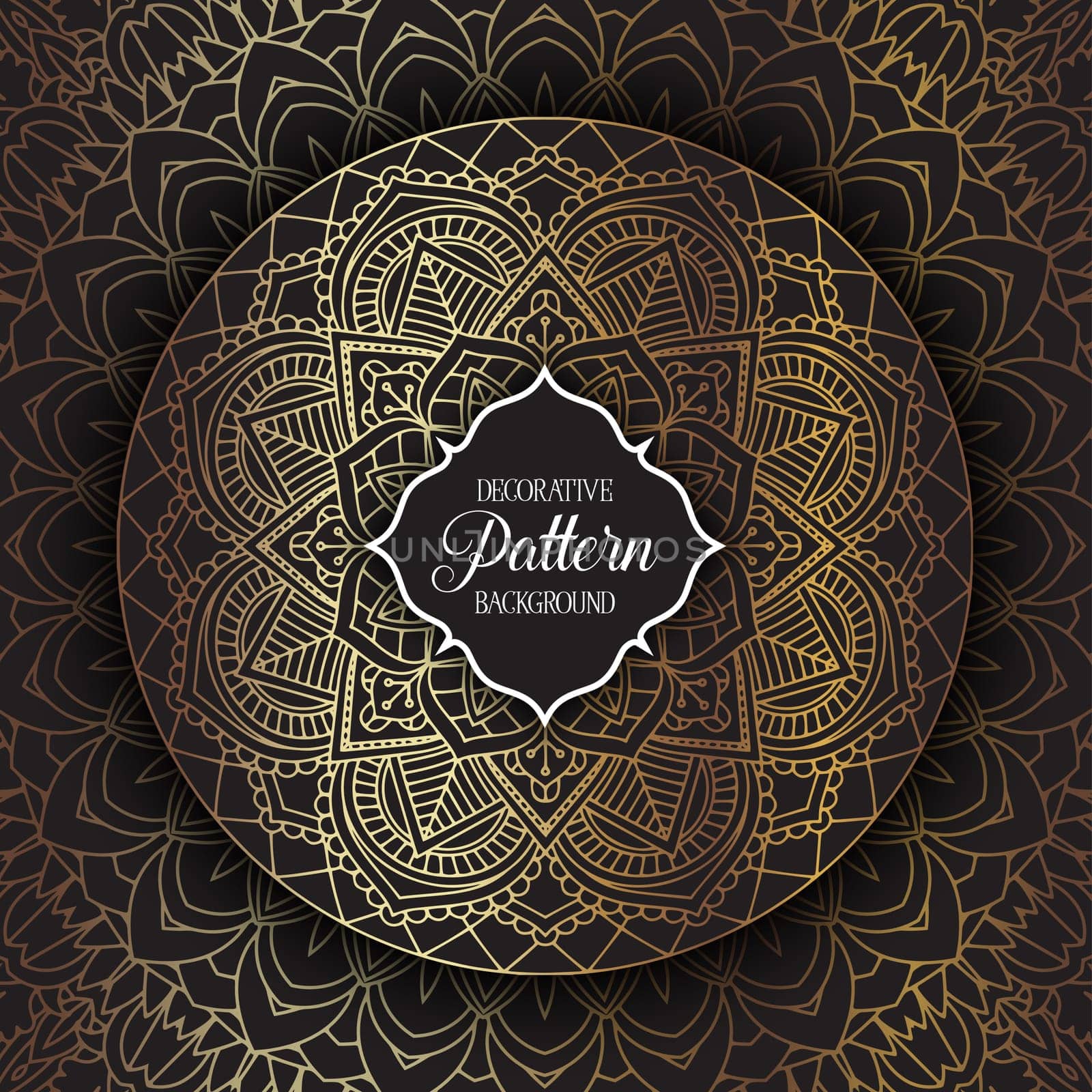 Decorative background with an elegant mandala design