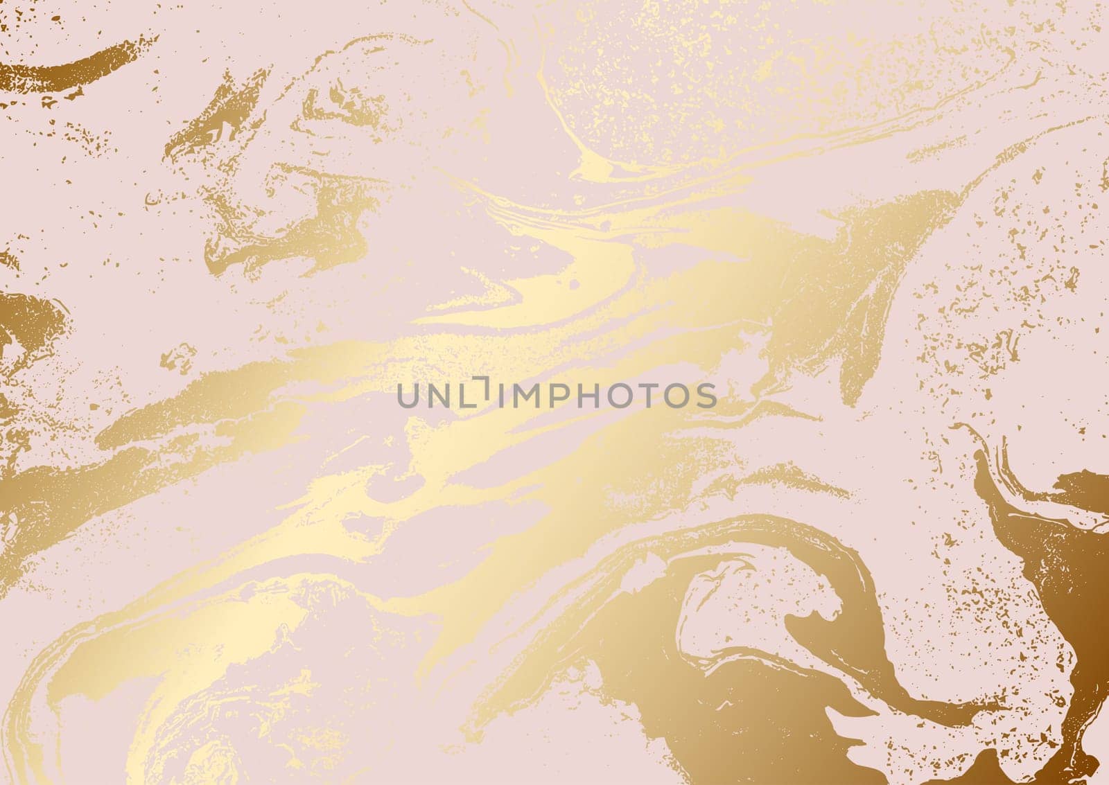 Abstract background with a metallic rose gold texture