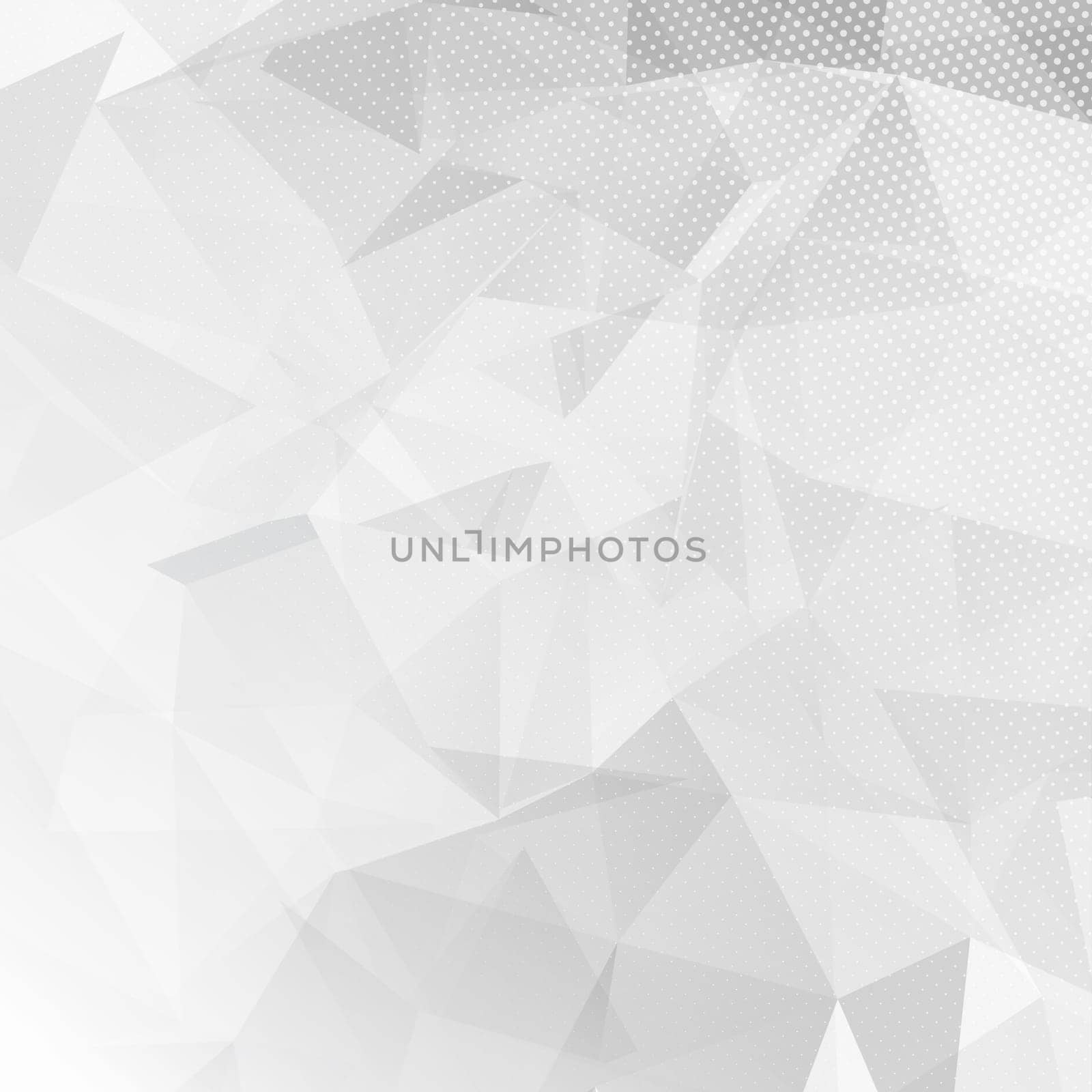 Abstract background with a low poly design in monochrome