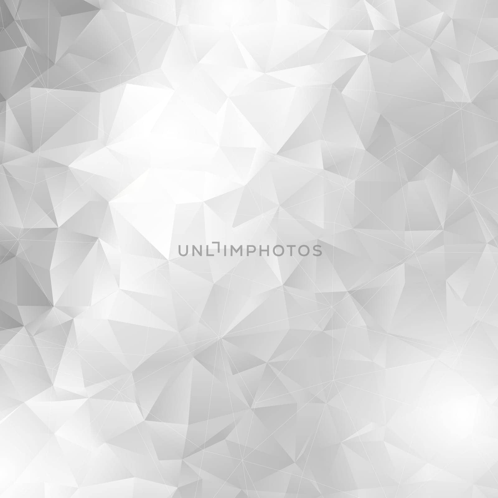 Monochrome background with a low poly design