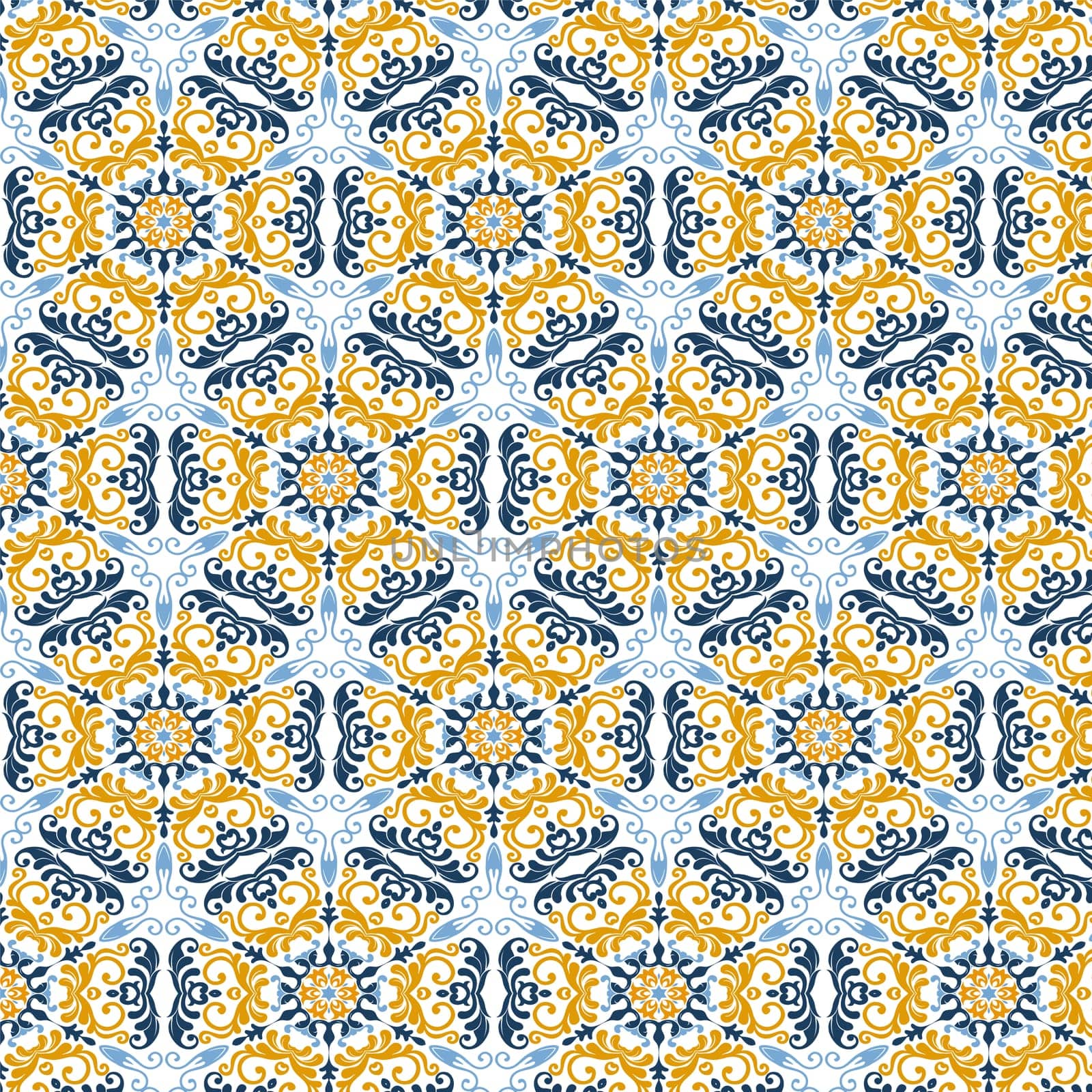 Abstract pattern background with a Moroccan themed design