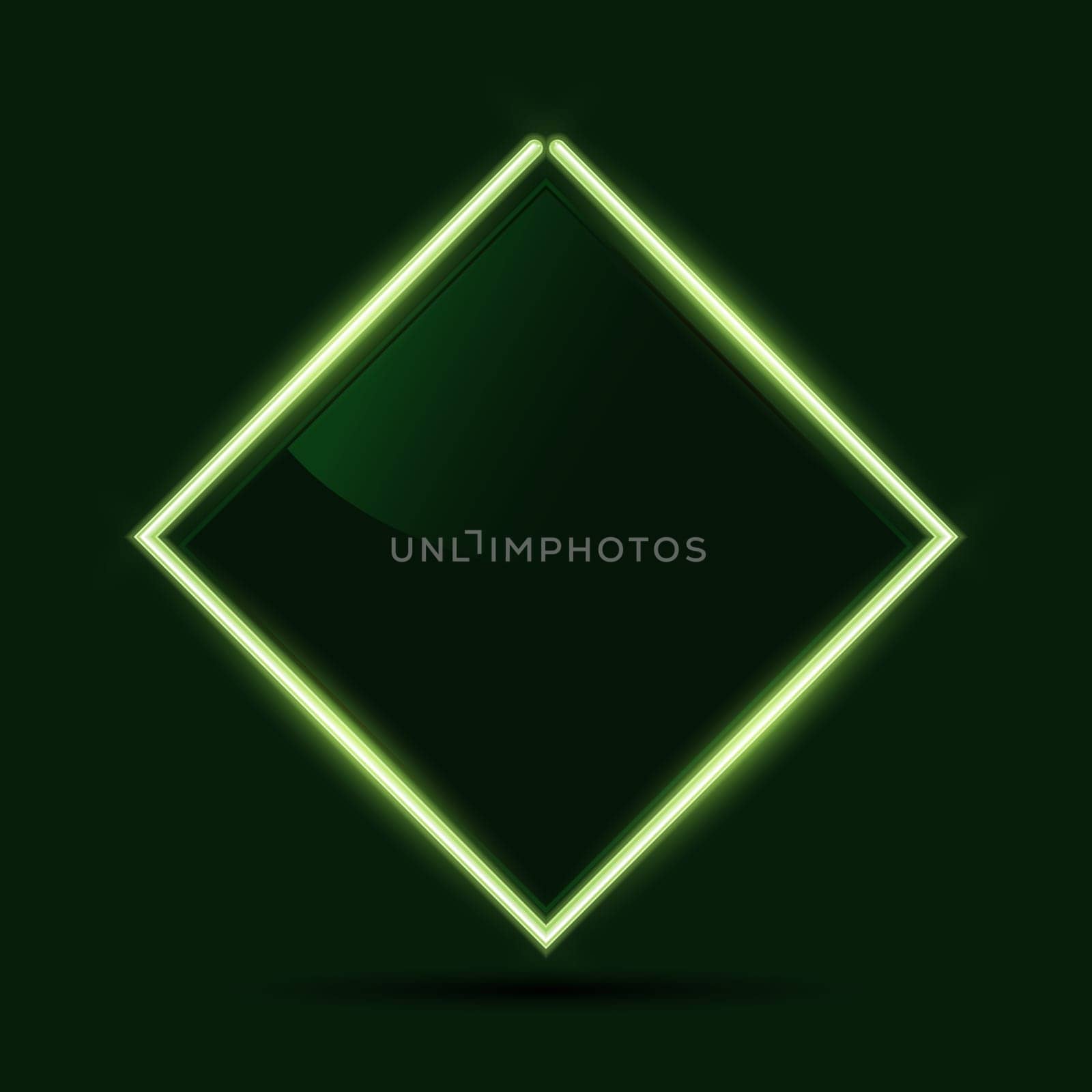 Abstract background with a neon frame