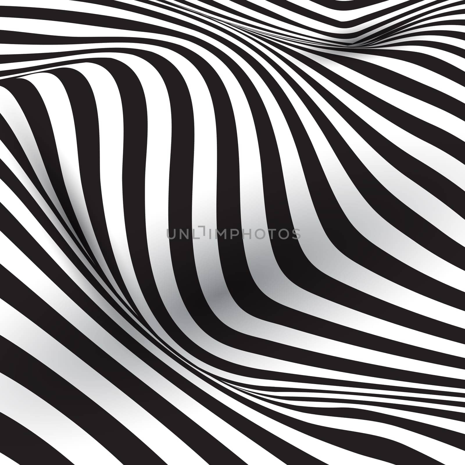 Abstract background with an optical illusion striped design