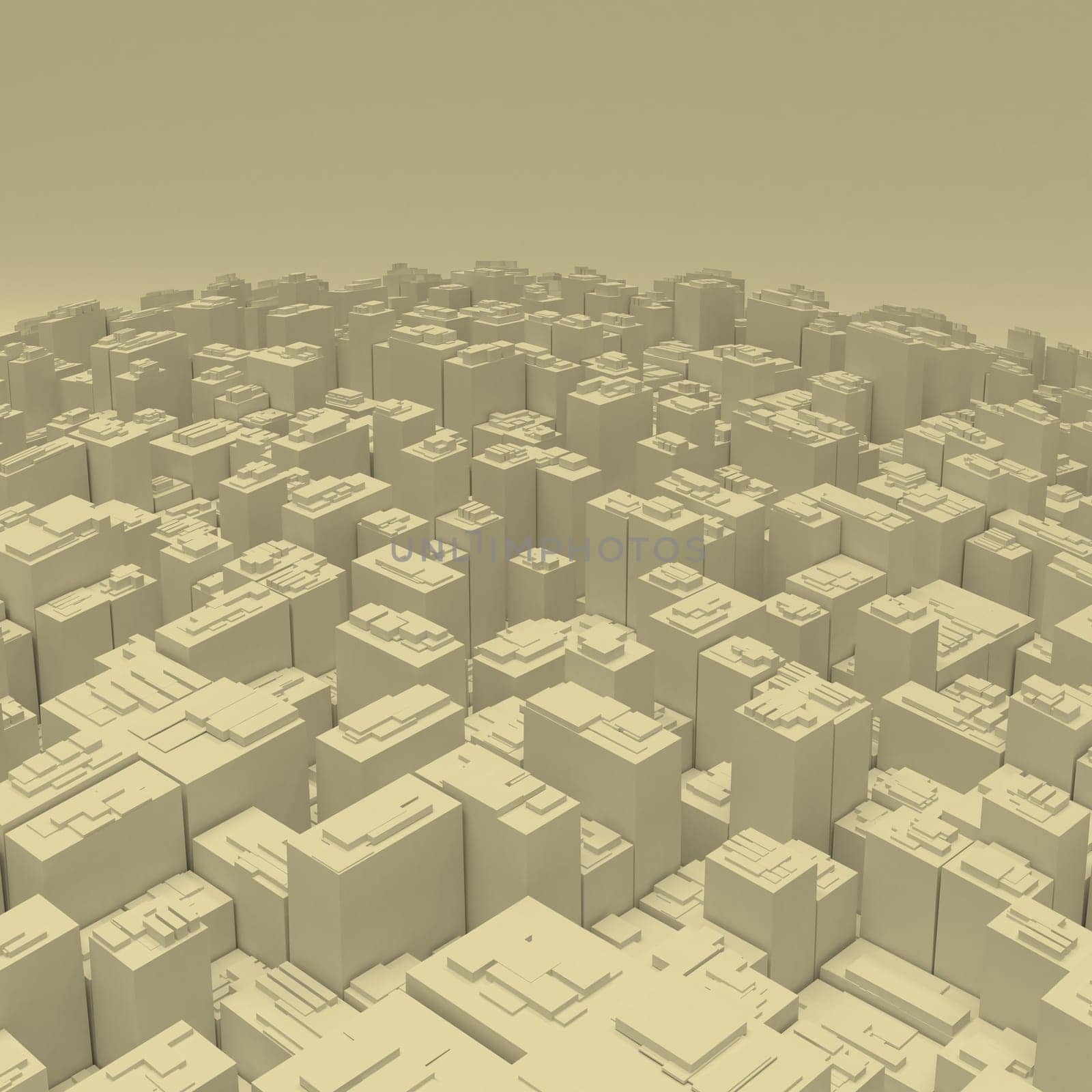 Render of 3D Geometric Abstract Background