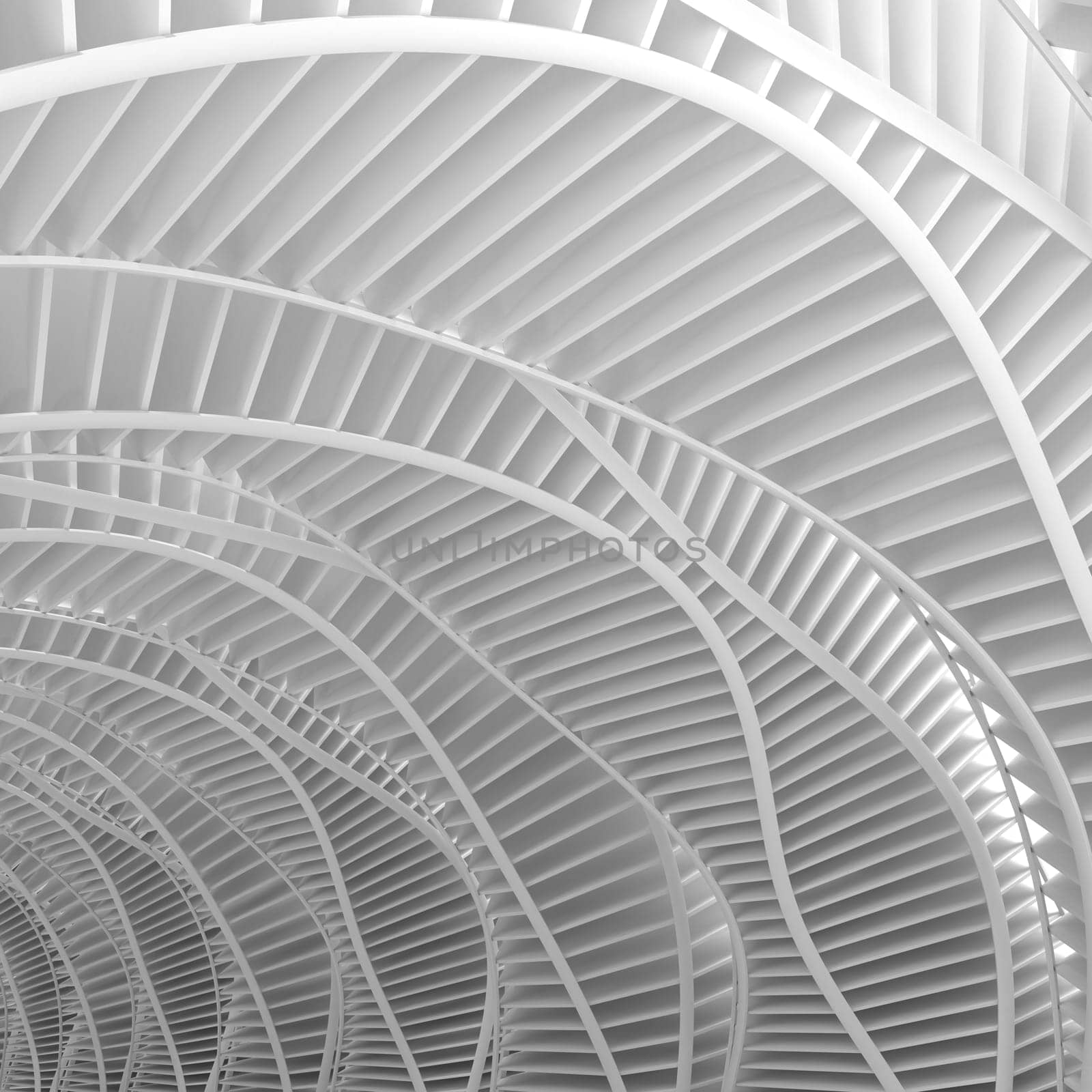 Render of 3D Geometric Abstract Background