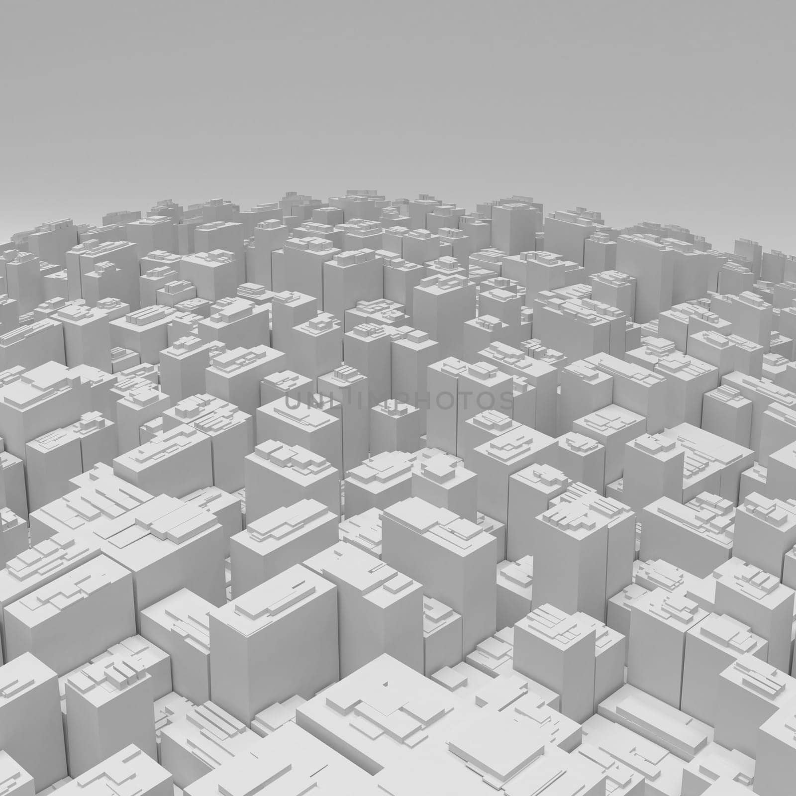 Render of 3D Geometric Abstract Background