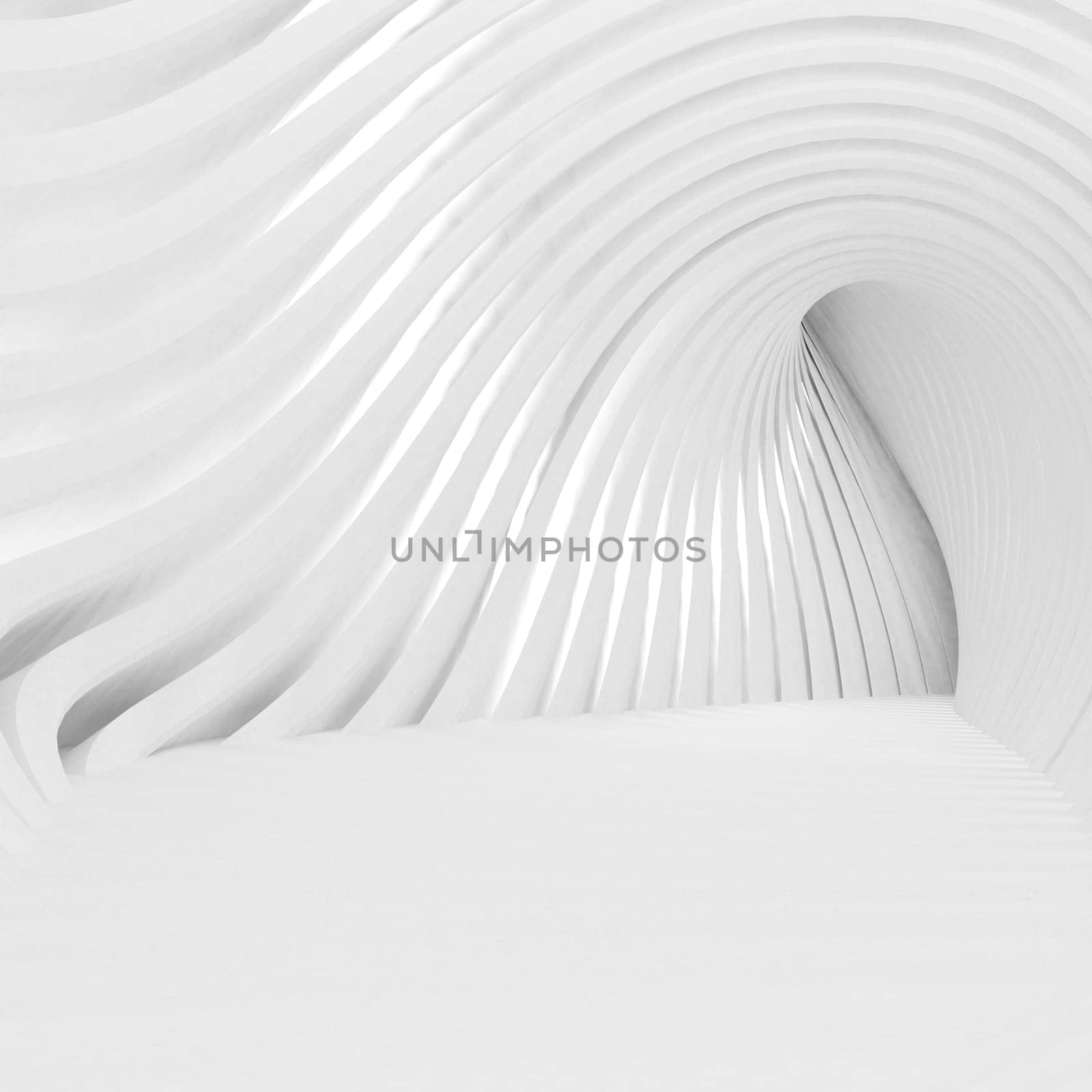 Render of 3D Geometric Abstract Background