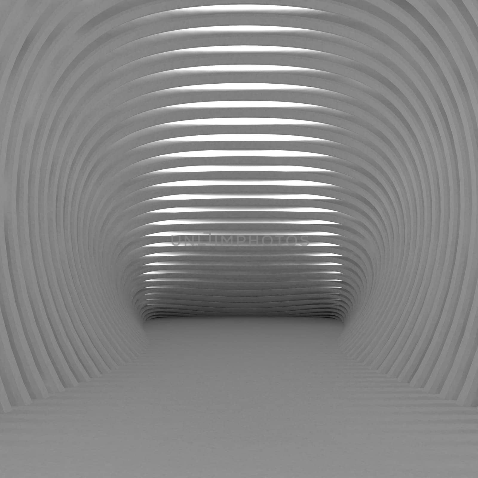 Render of 3D Geometric Abstract Background