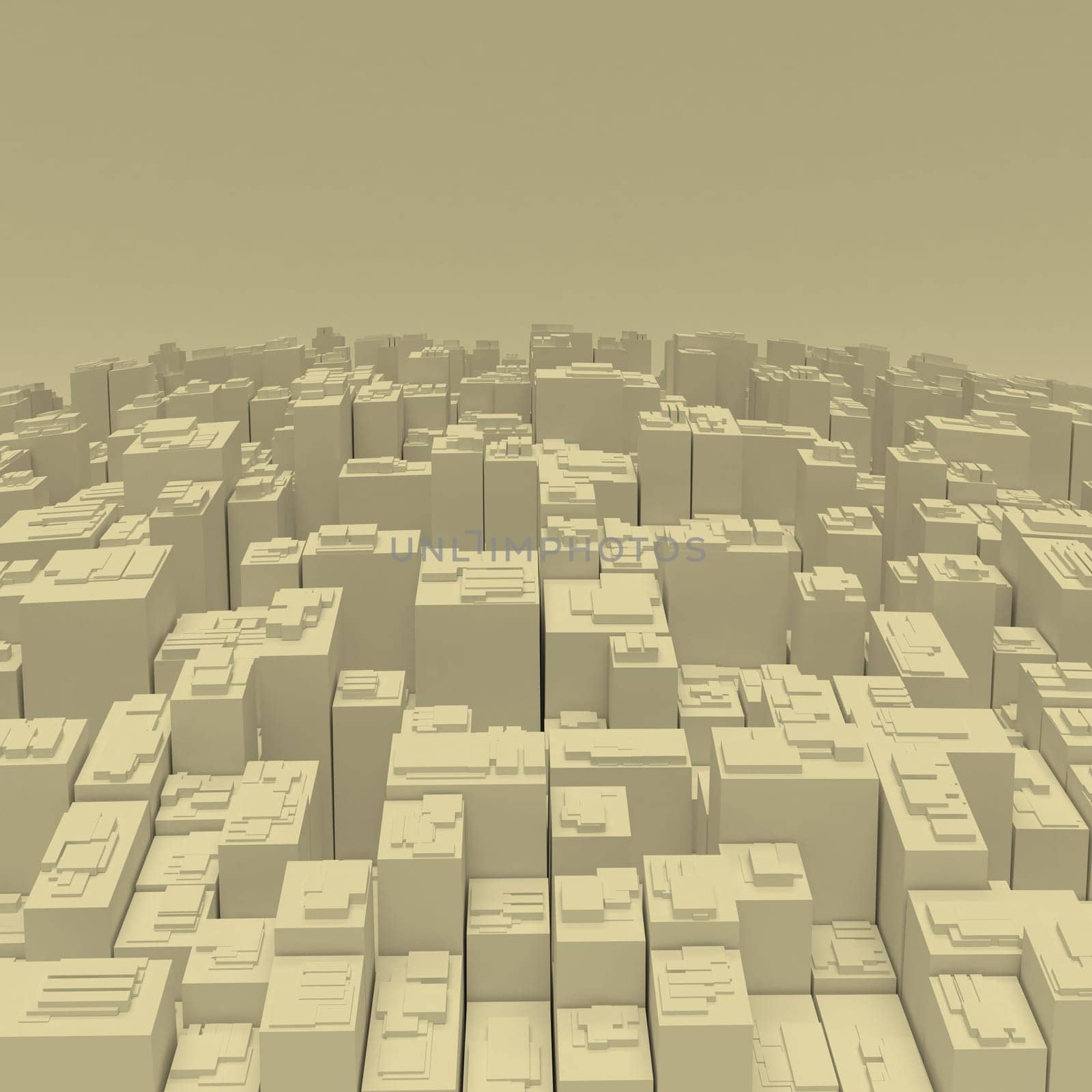 Render of 3D Geometric Abstract Background
