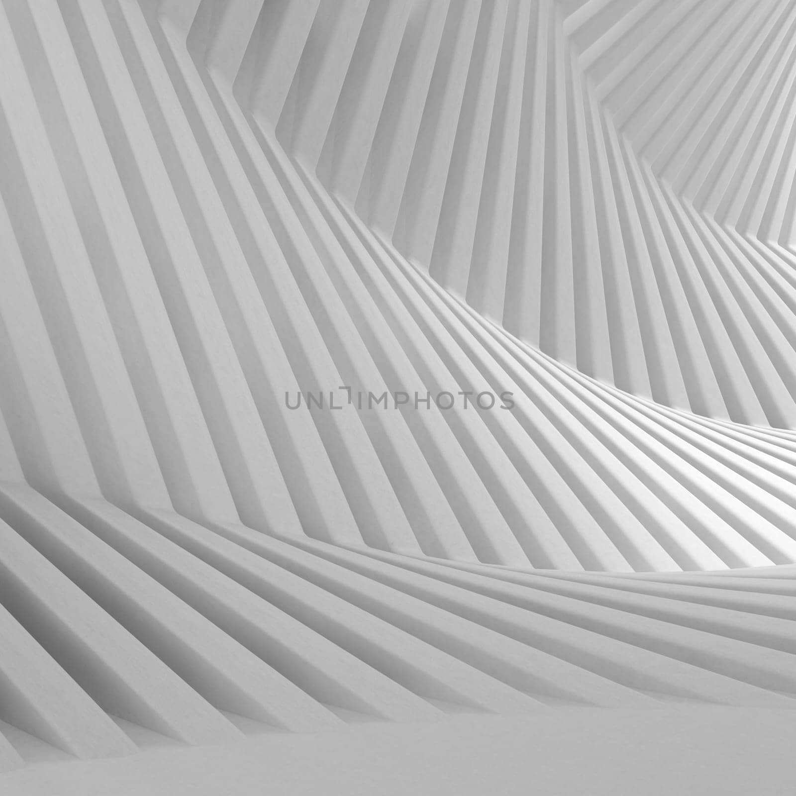 Render of 3D Geometric Abstract Background