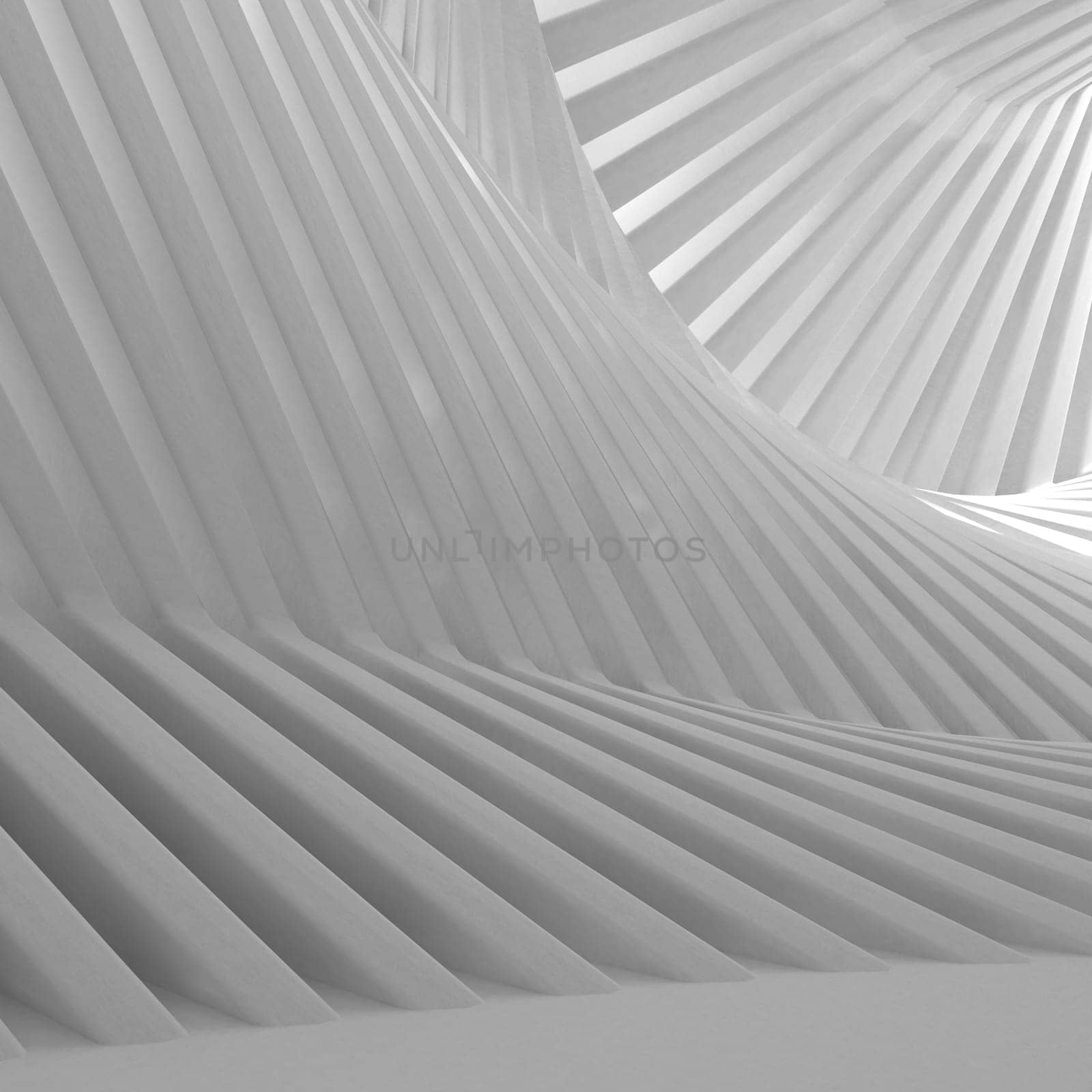 Render of 3D Geometric Abstract Background