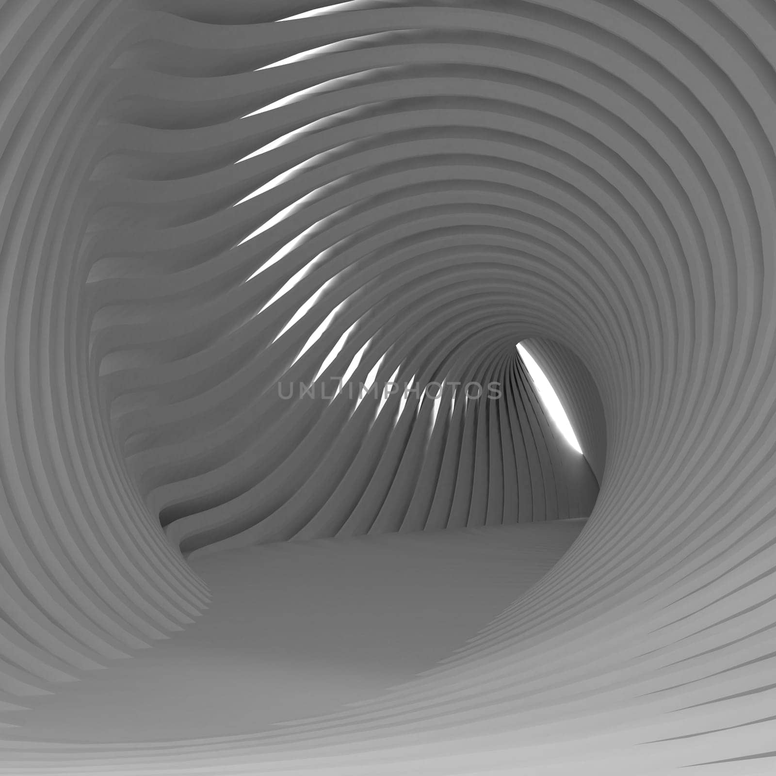 Render of 3D Geometric Abstract Background