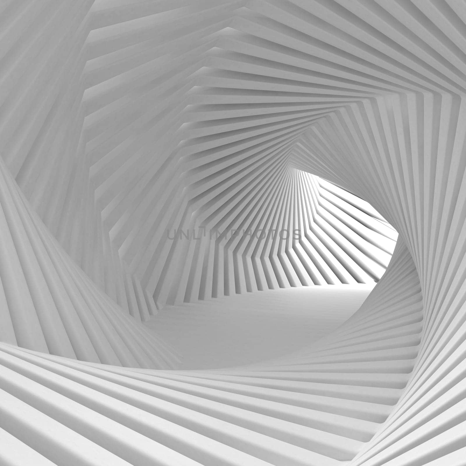 Render of 3D Geometric Abstract Background