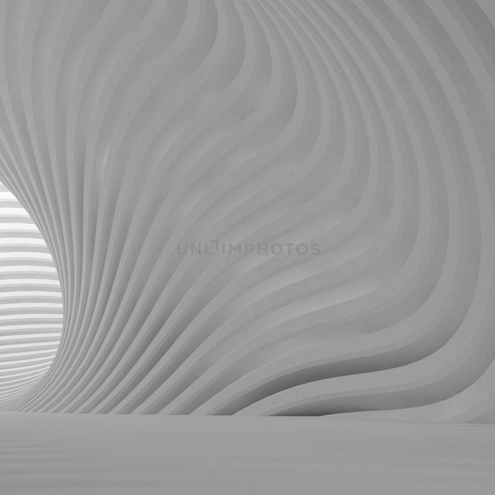Render of 3D Geometric Abstract Background