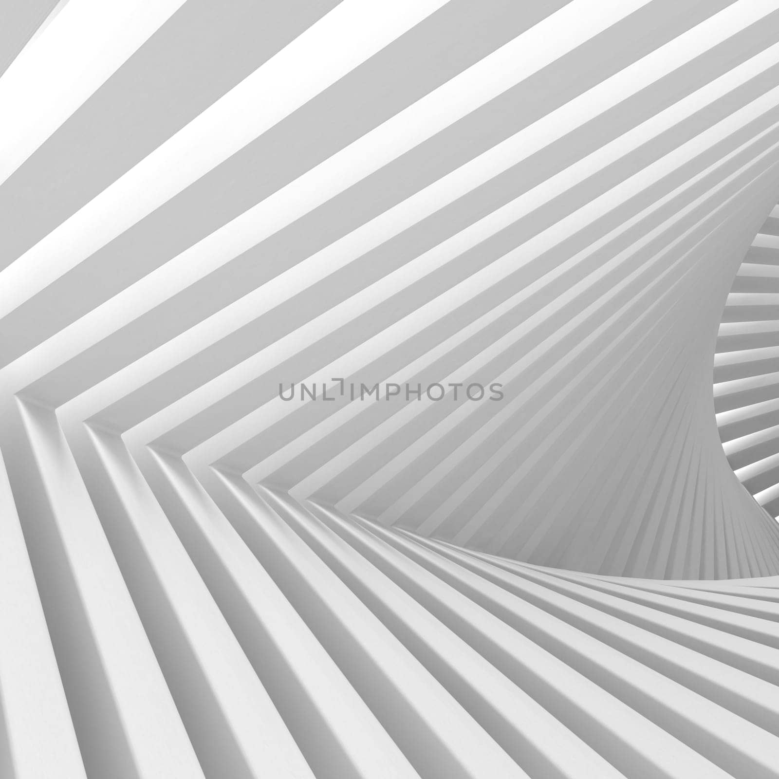 Render of 3D Geometric Abstract Background