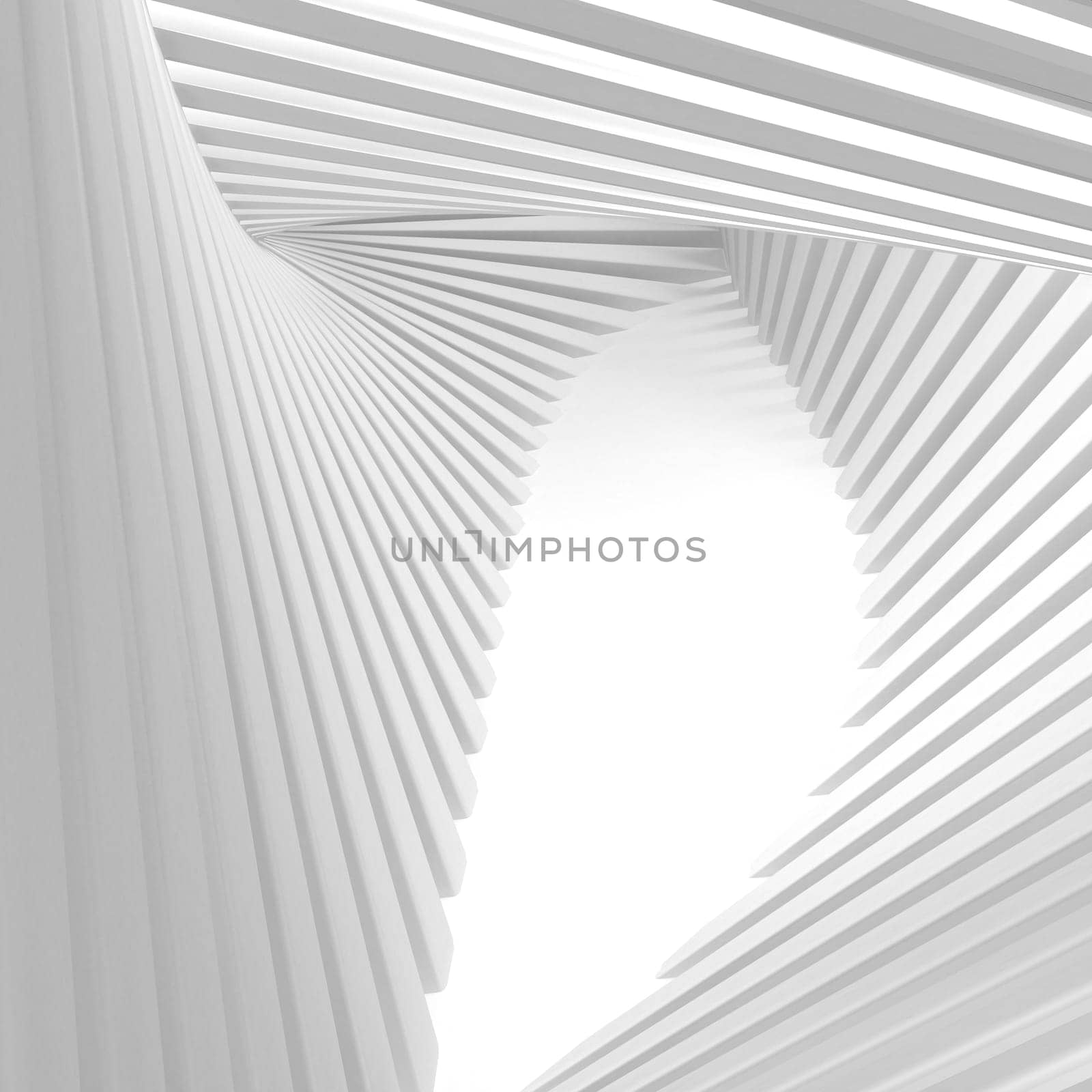 Render of 3D Geometric Abstract Background