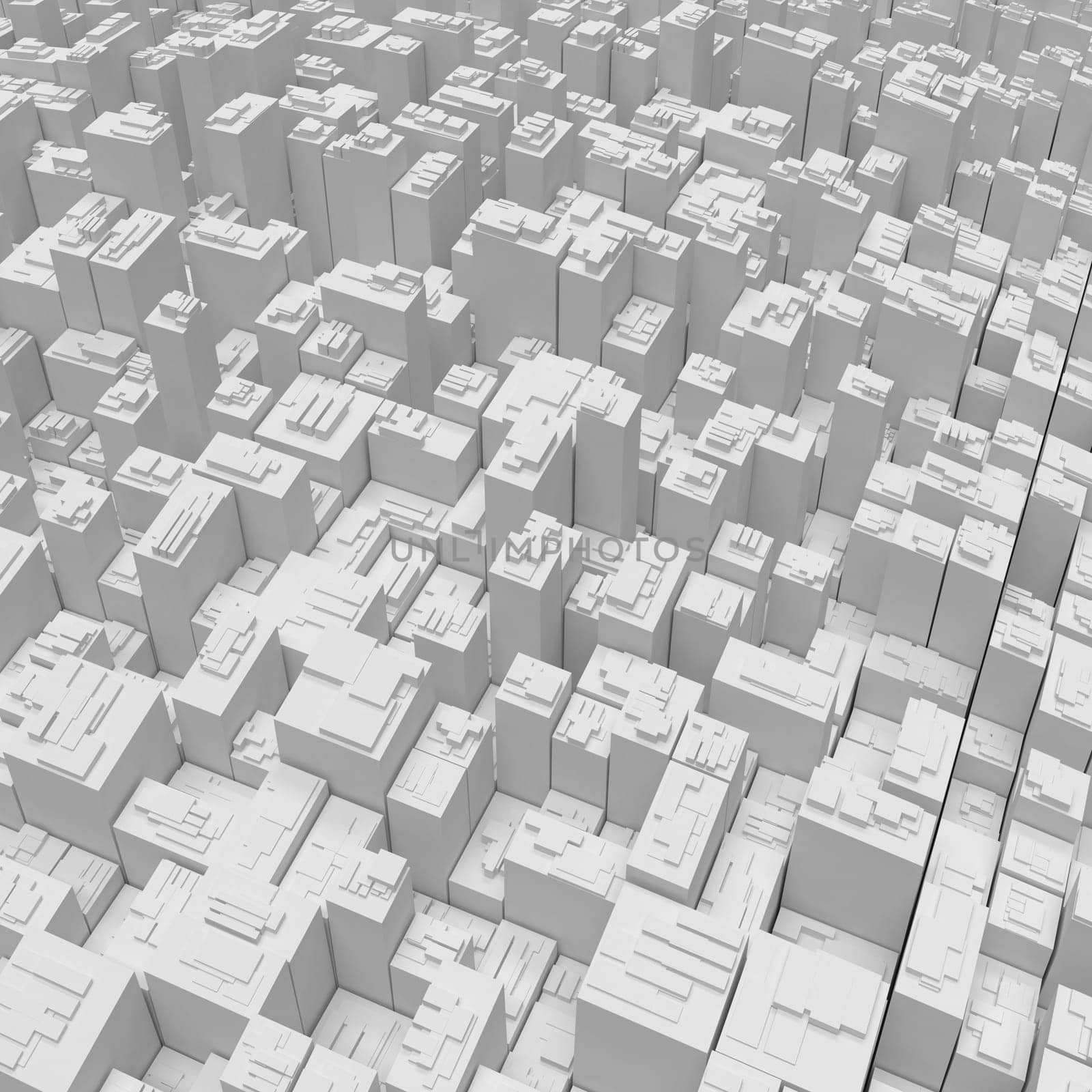 Render of 3D Geometric Abstract Background