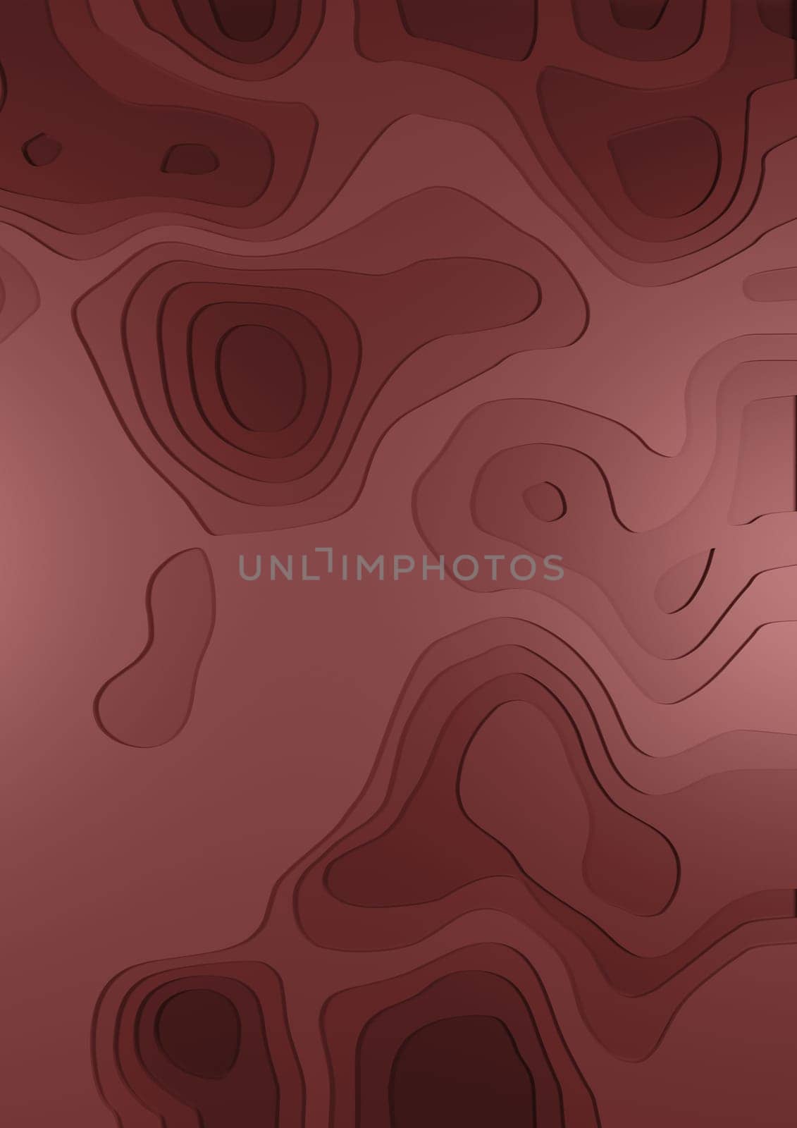 3D Render ofTopology Relief Background