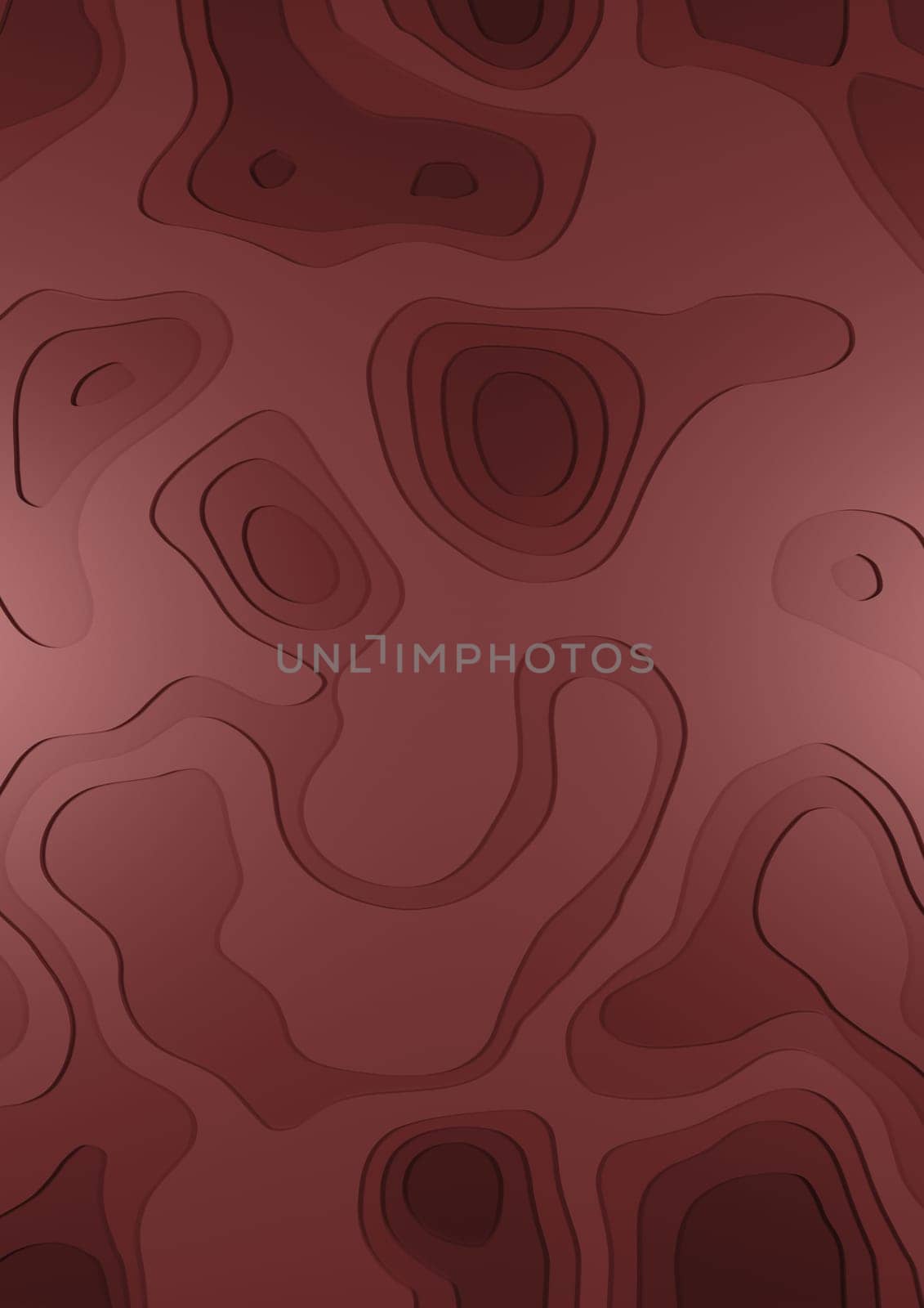3D Render ofTopology Relief Background