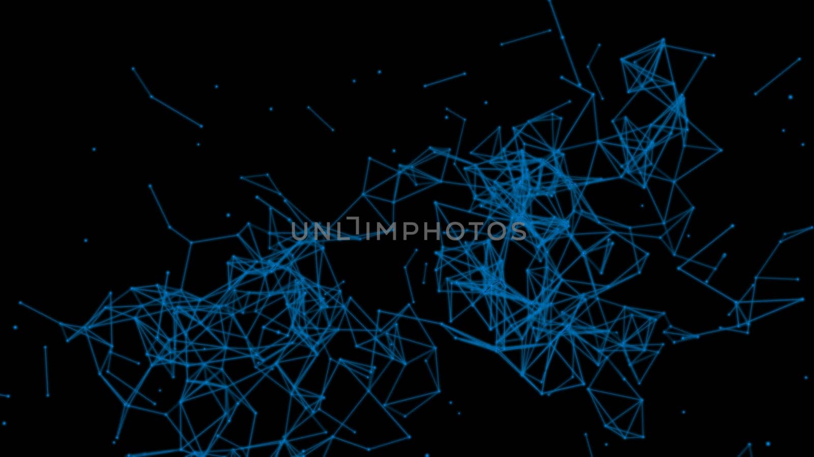 Render of 3D Abstract Chaotic Elements