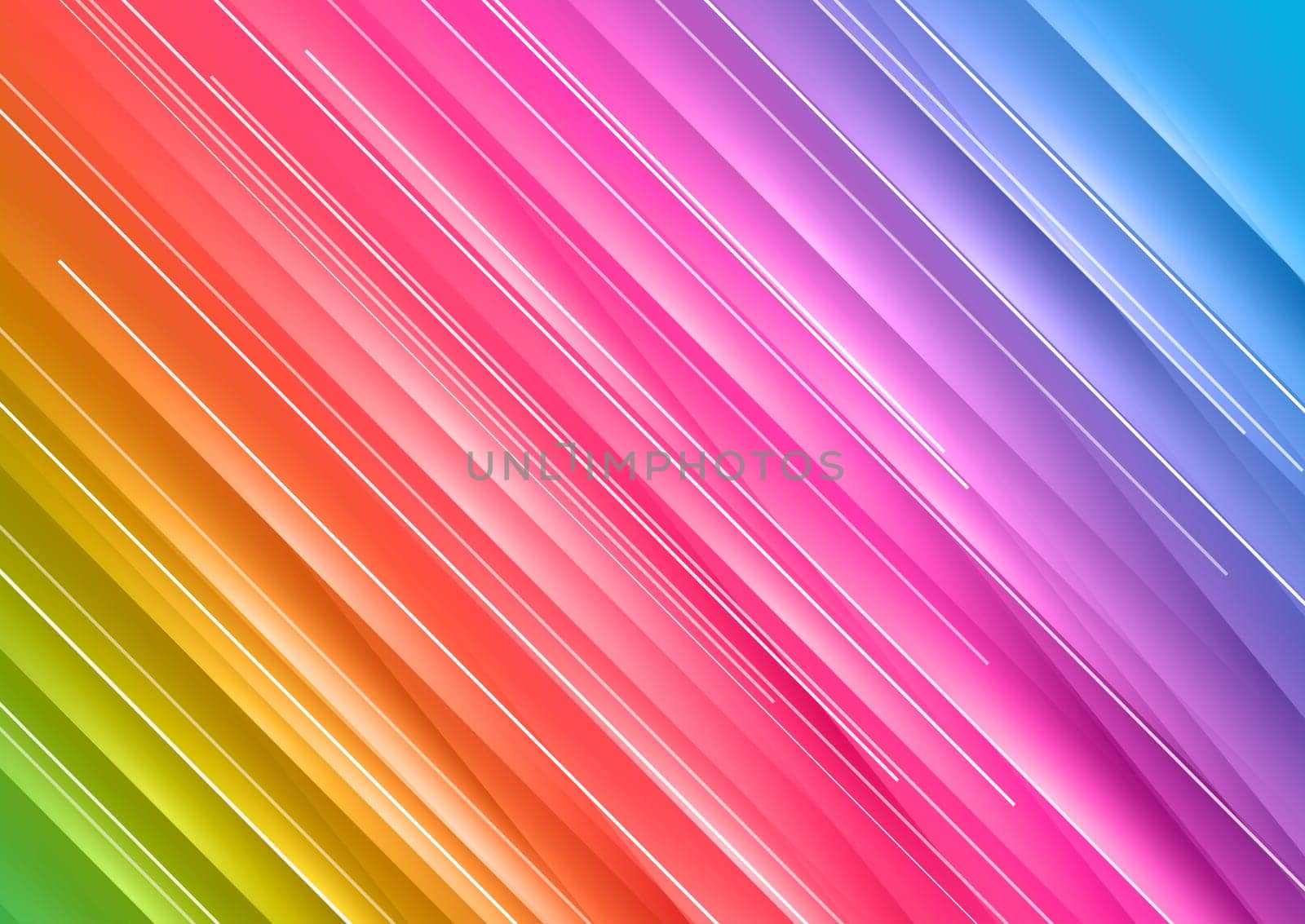 Abstract background with a rainbow striped design