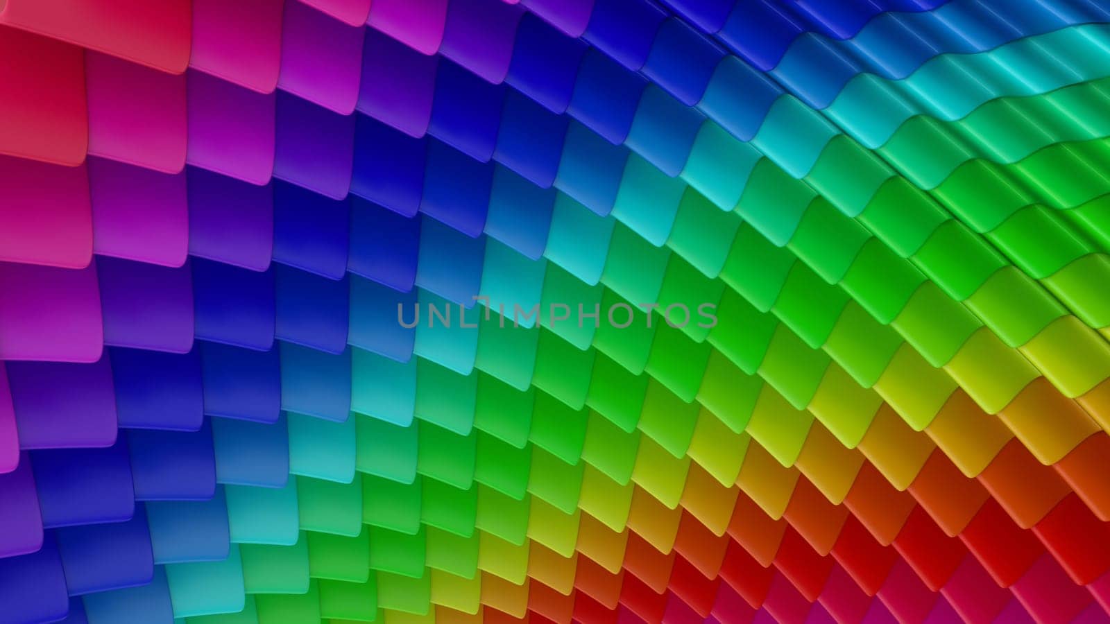 Render of 3D Geometric Abstract Background