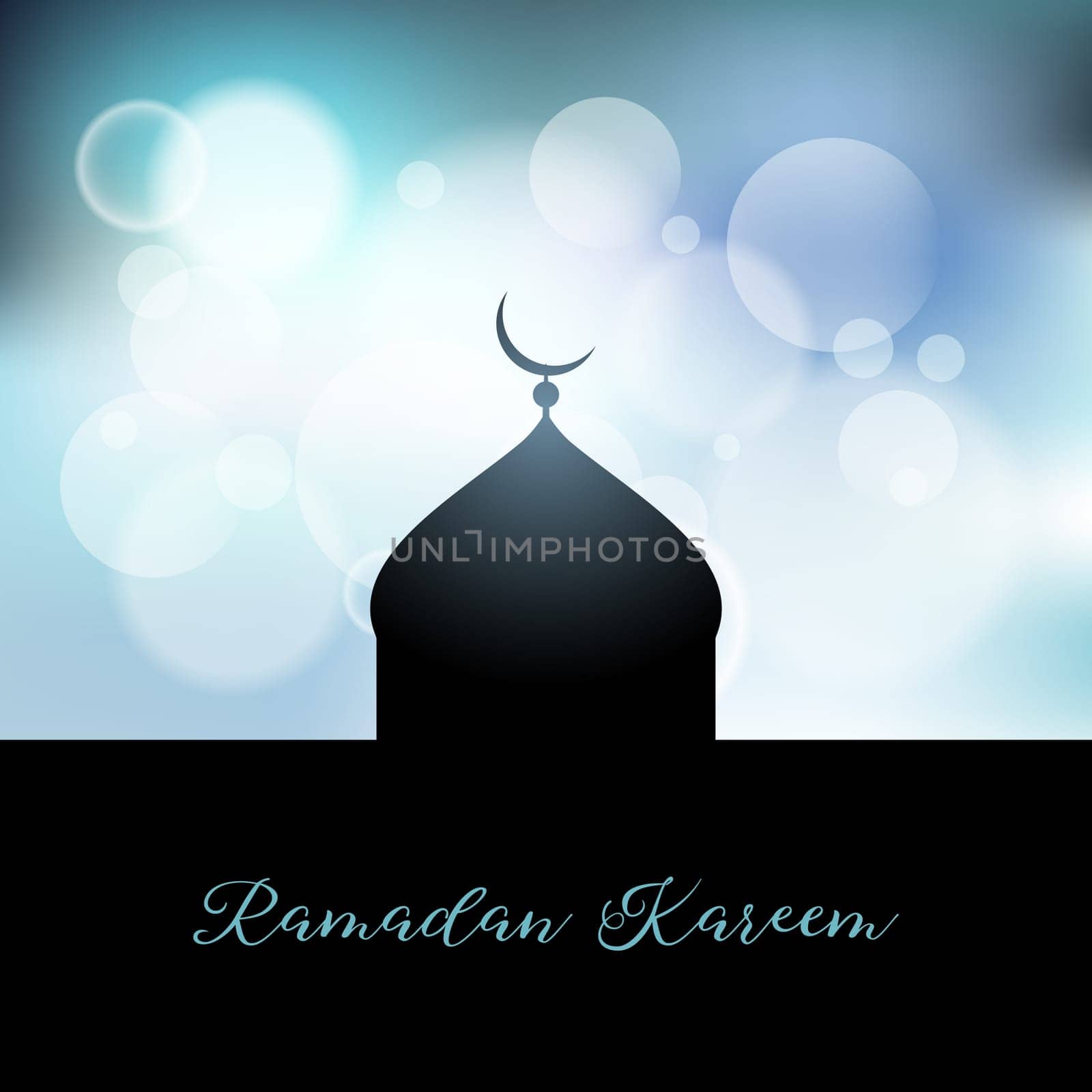 Decorative design for a Ramadan Kareem background