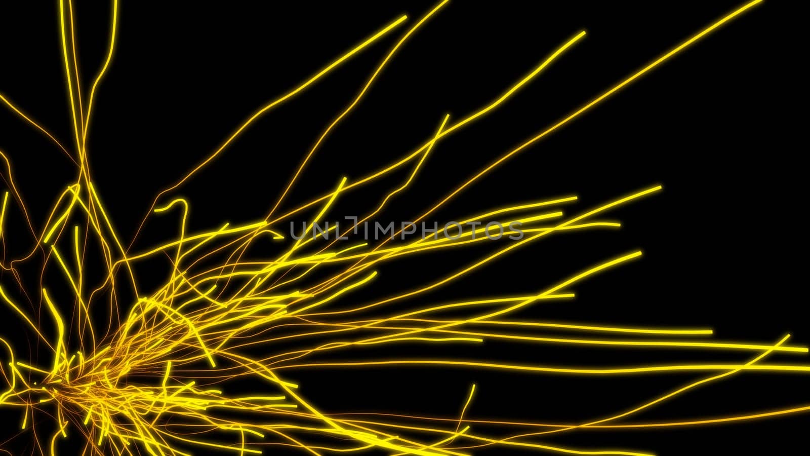 3d render of Swirl spline line abstract background. desktop wallpaper.