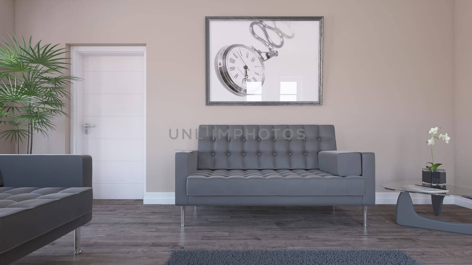 3D render of a Living Room Interior