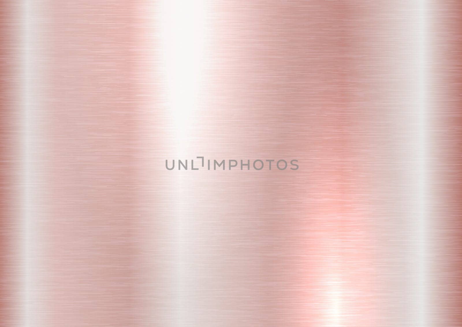 Brushed metal texture in rose gold colour