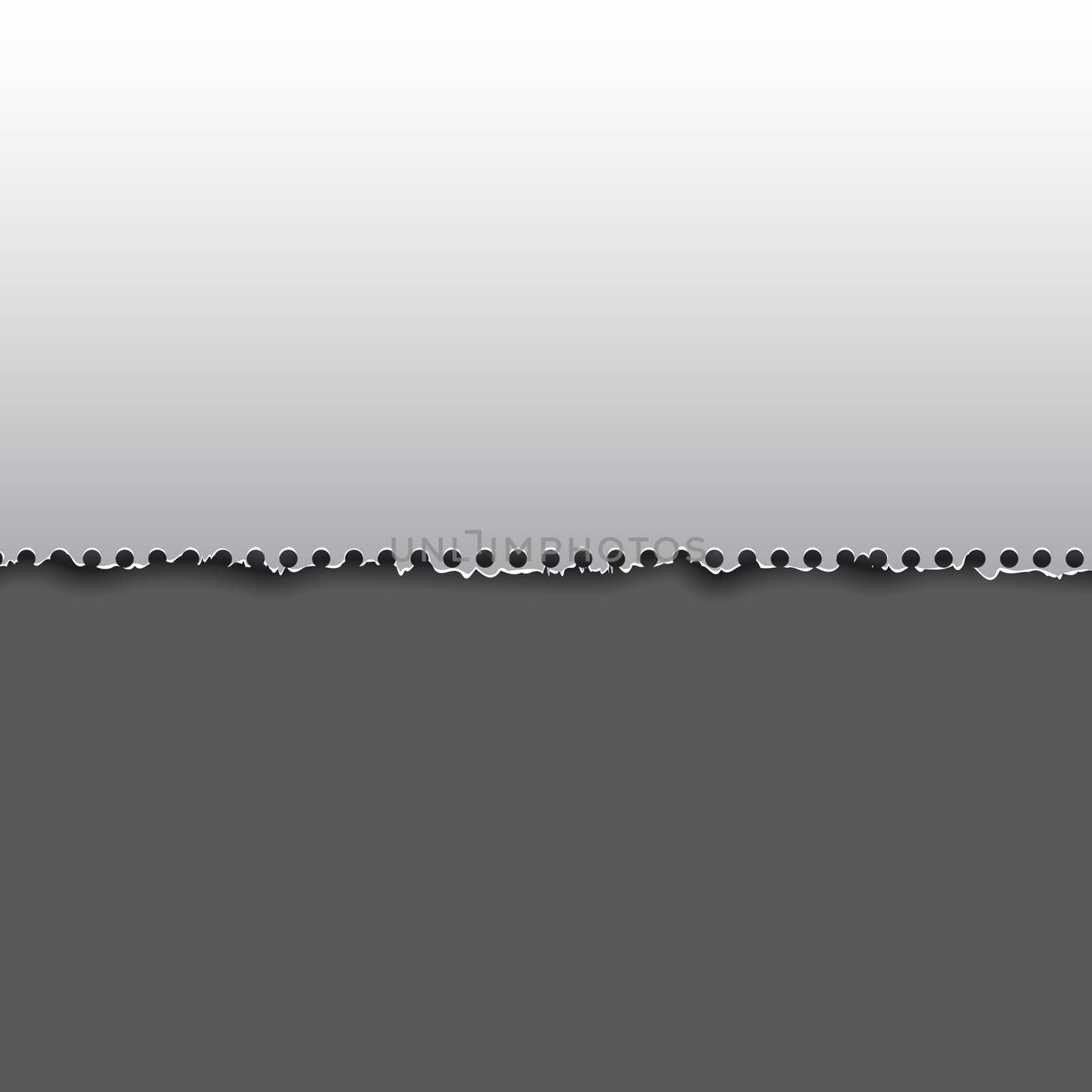 Abstract background with a torn paper design