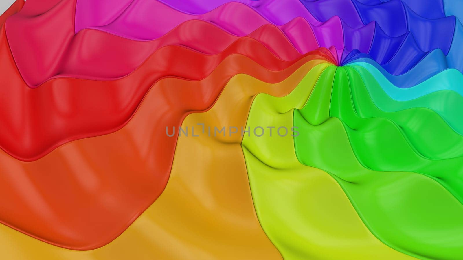 Render of 3D Geometric Abstract Background