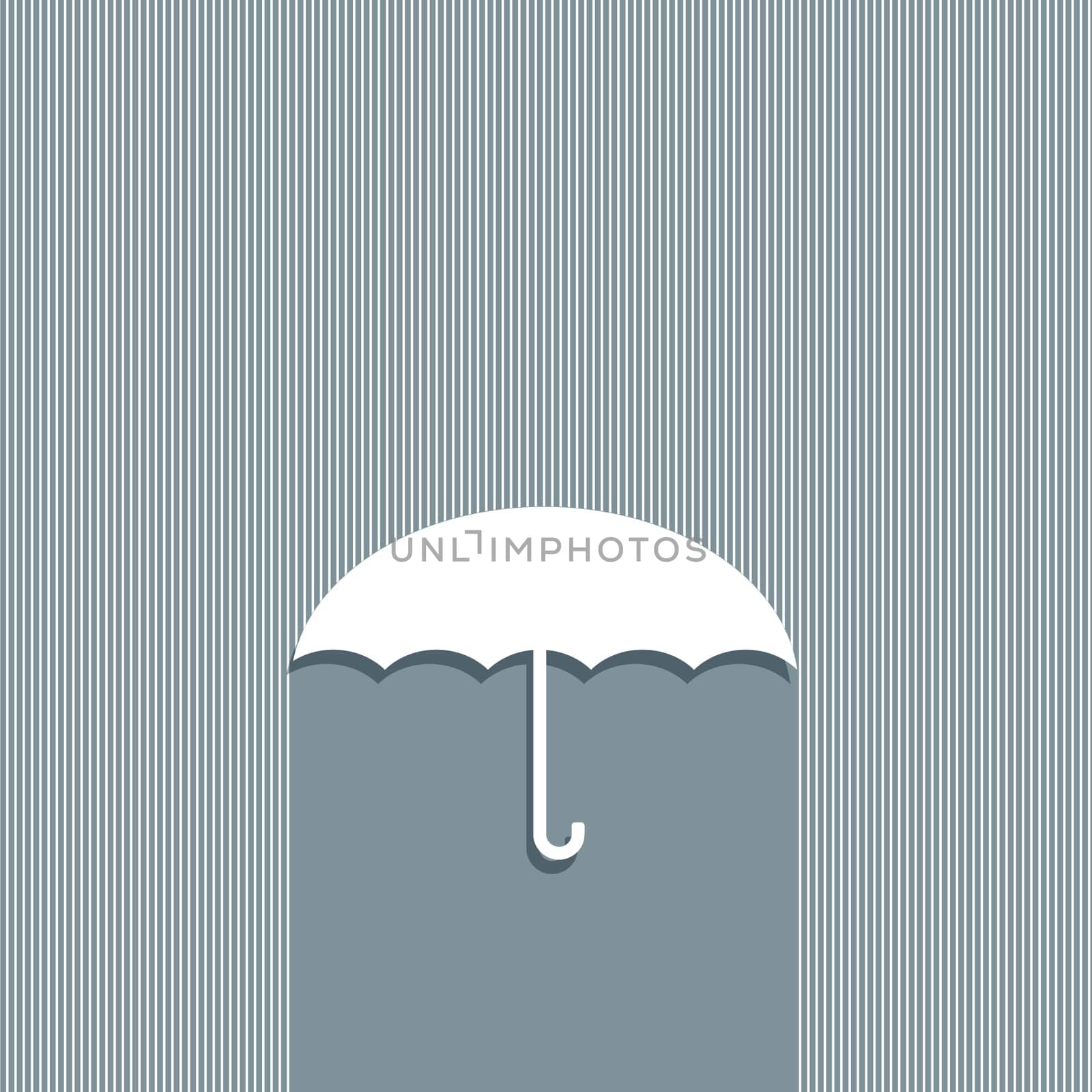 Abstract background with an umbrella concept design